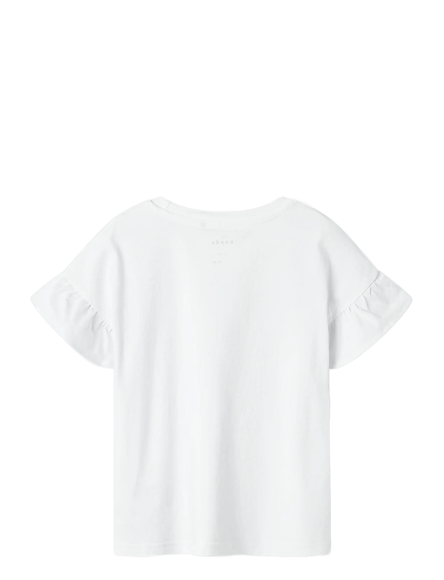 name it - NKFVILUKKA SS RLX TOP - kurzärmelige - bright white - 1