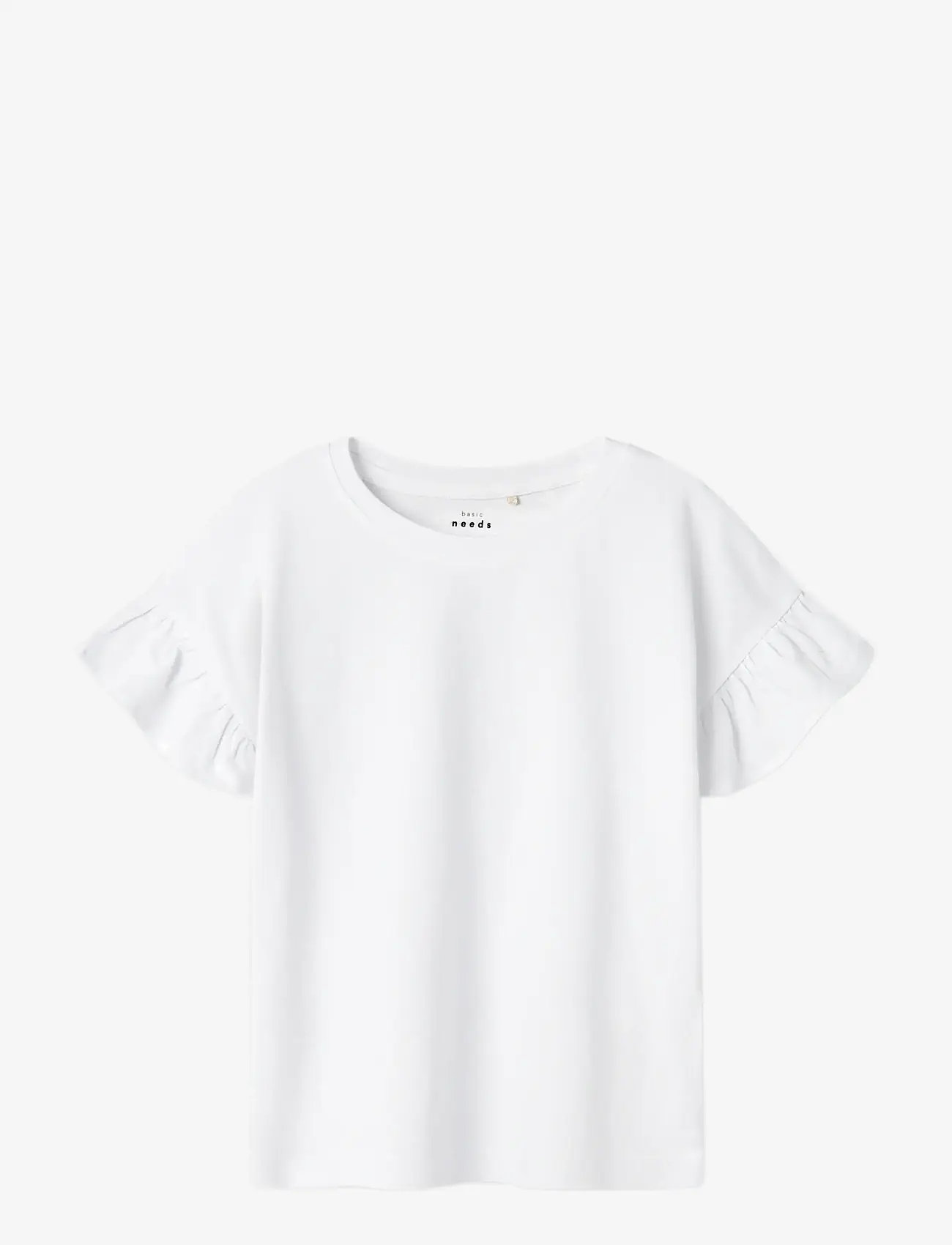 name it - NKFVILUKKA SS RLX TOP - marškinėliai trumpomis rankovėmis - bright white - 2