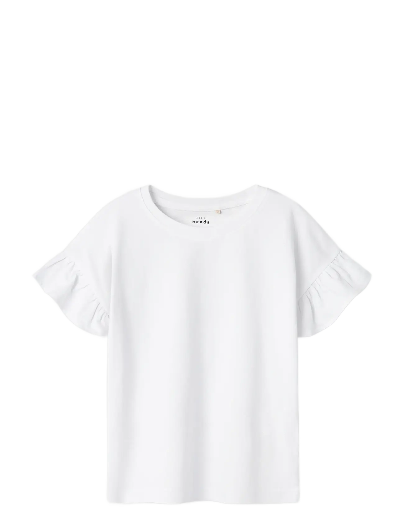 name it - NKFVILUKKA SS RLX TOP - t-shirts - bright white - 2
