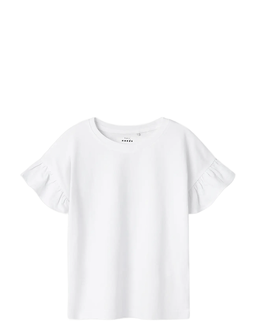 name it - NKFVILUKKA SS RLX TOP - kurzärmelige - bright white - 2