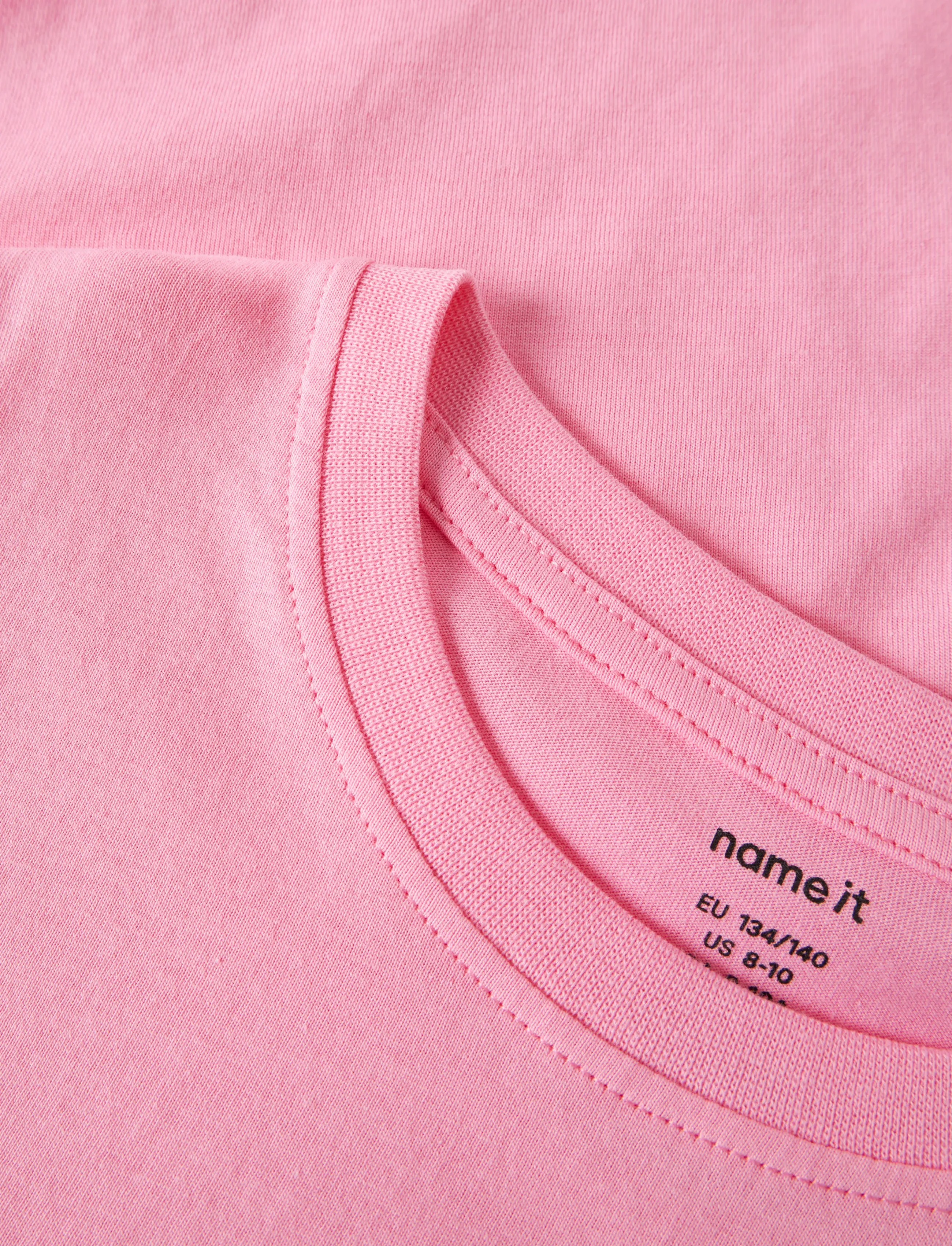 name it - NKFVILUKKA SS RLX TOP - kurzärmelige - pink drink - 3