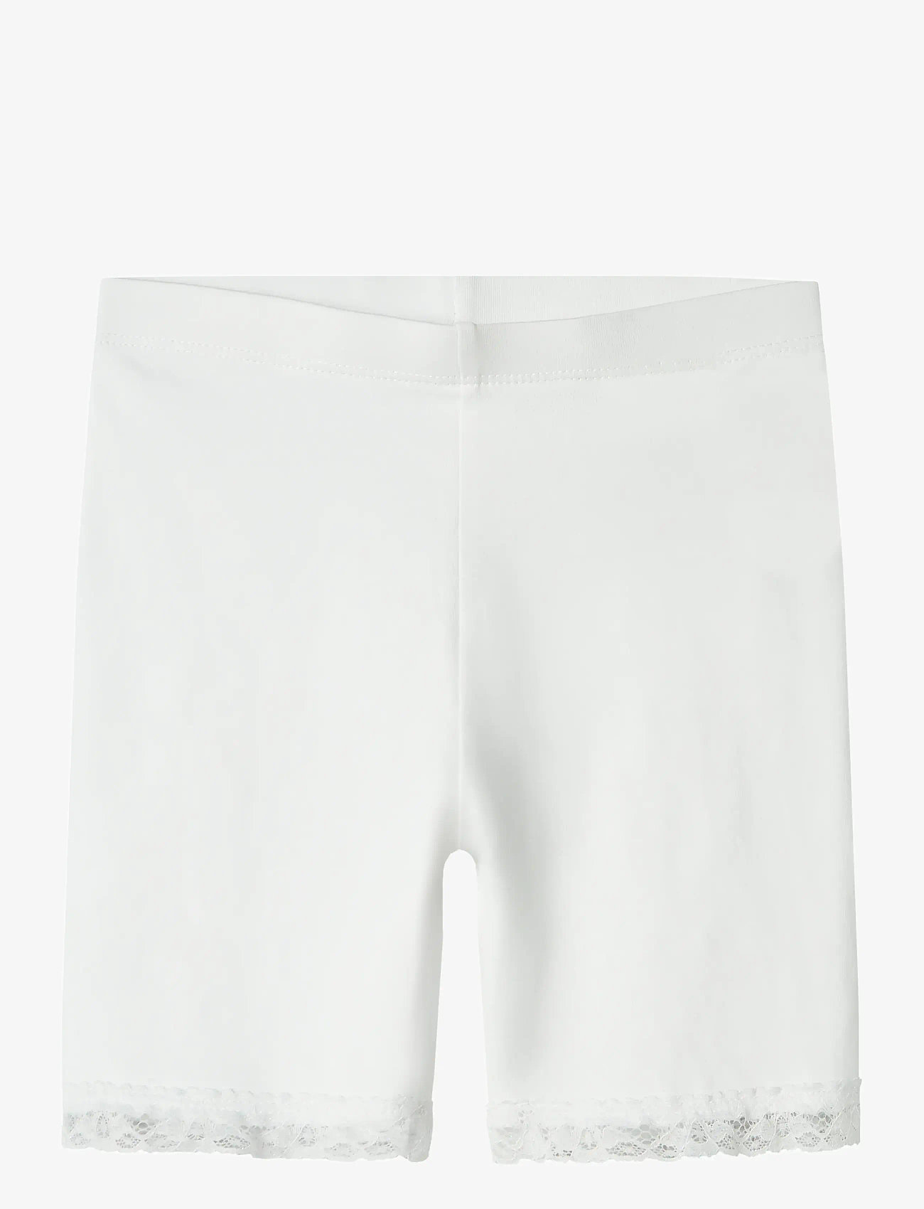 name it - NKFVISTA SHORT LEGGING - cykelshorts - bright white - 0