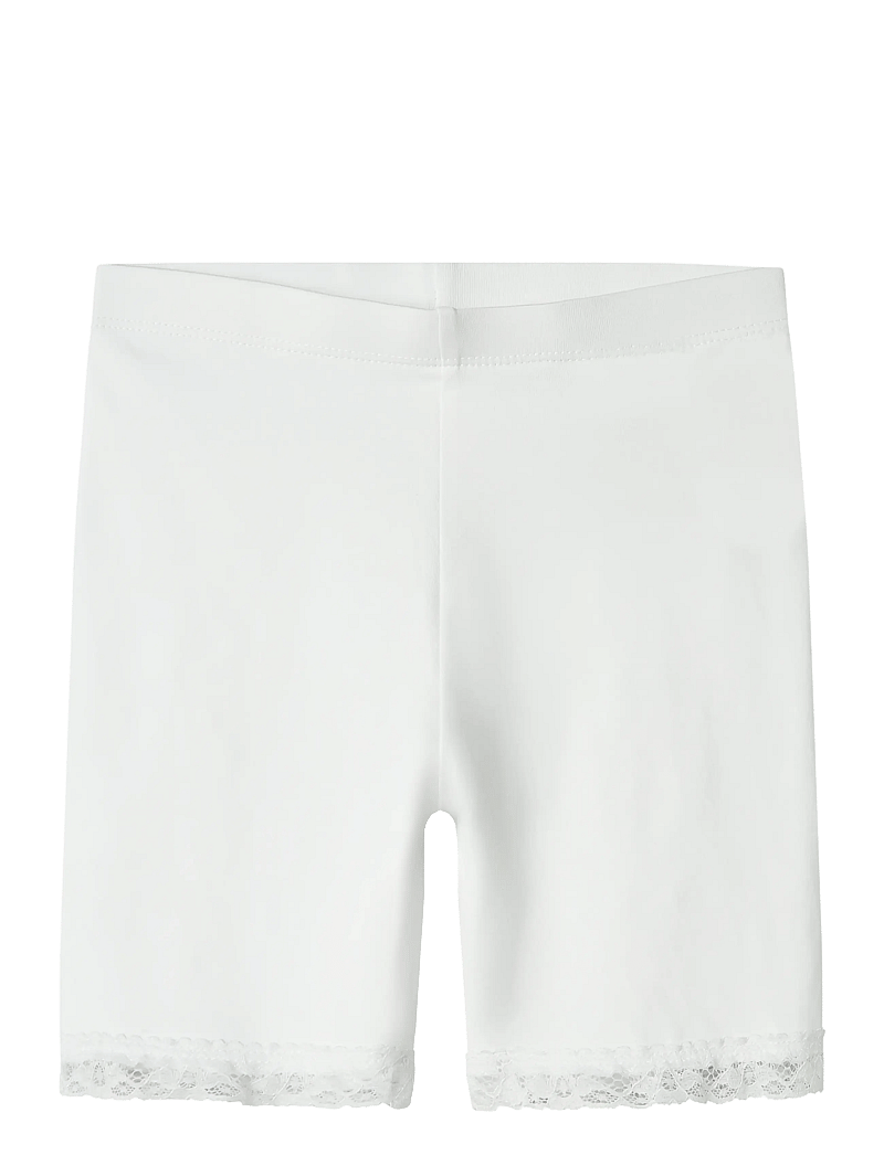 name it - NKFVISTA SHORT LEGGING - cycling shorts - bright white - 0