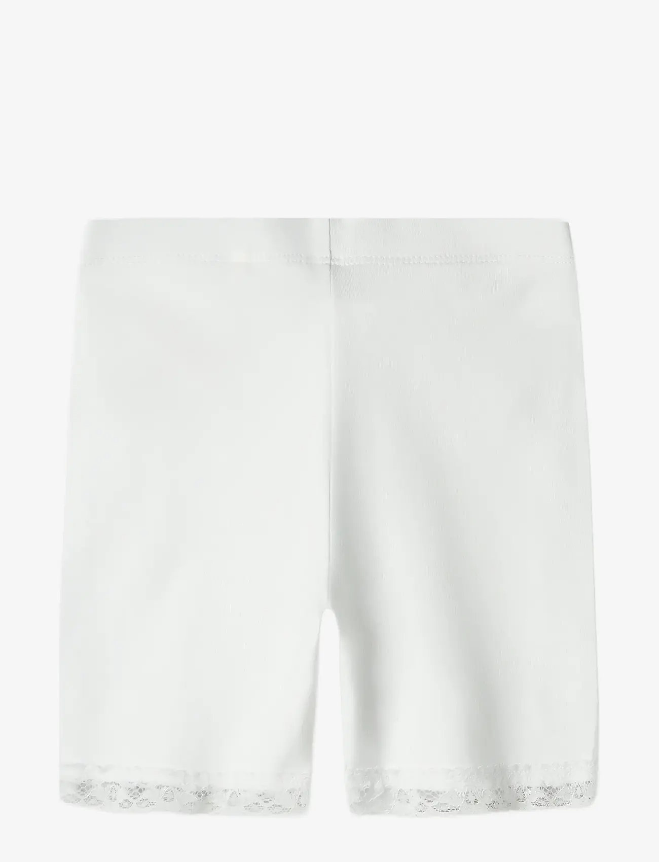 name it - NKFVISTA SHORT LEGGING - cykelshorts - bright white - 1