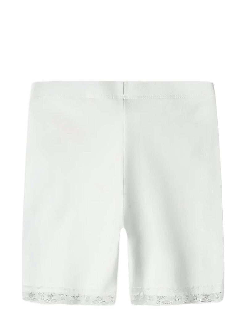 name it - NKFVISTA SHORT LEGGING - cycling shorts - bright white - 1