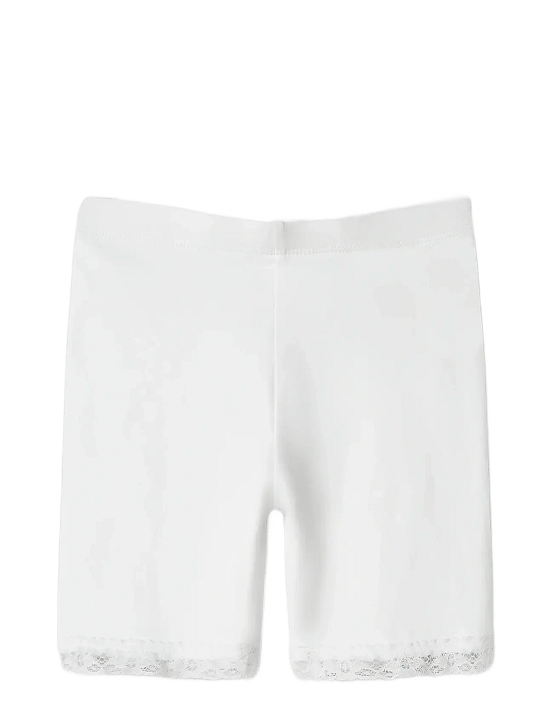 name it - NKFVISTA SHORT LEGGING - cycling shorts - bright white - 2