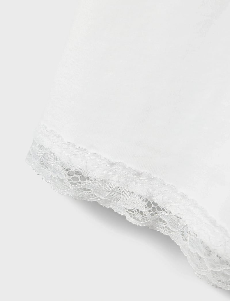 name it - NKFVISTA SHORT LEGGING - cycling shorts - bright white - 3