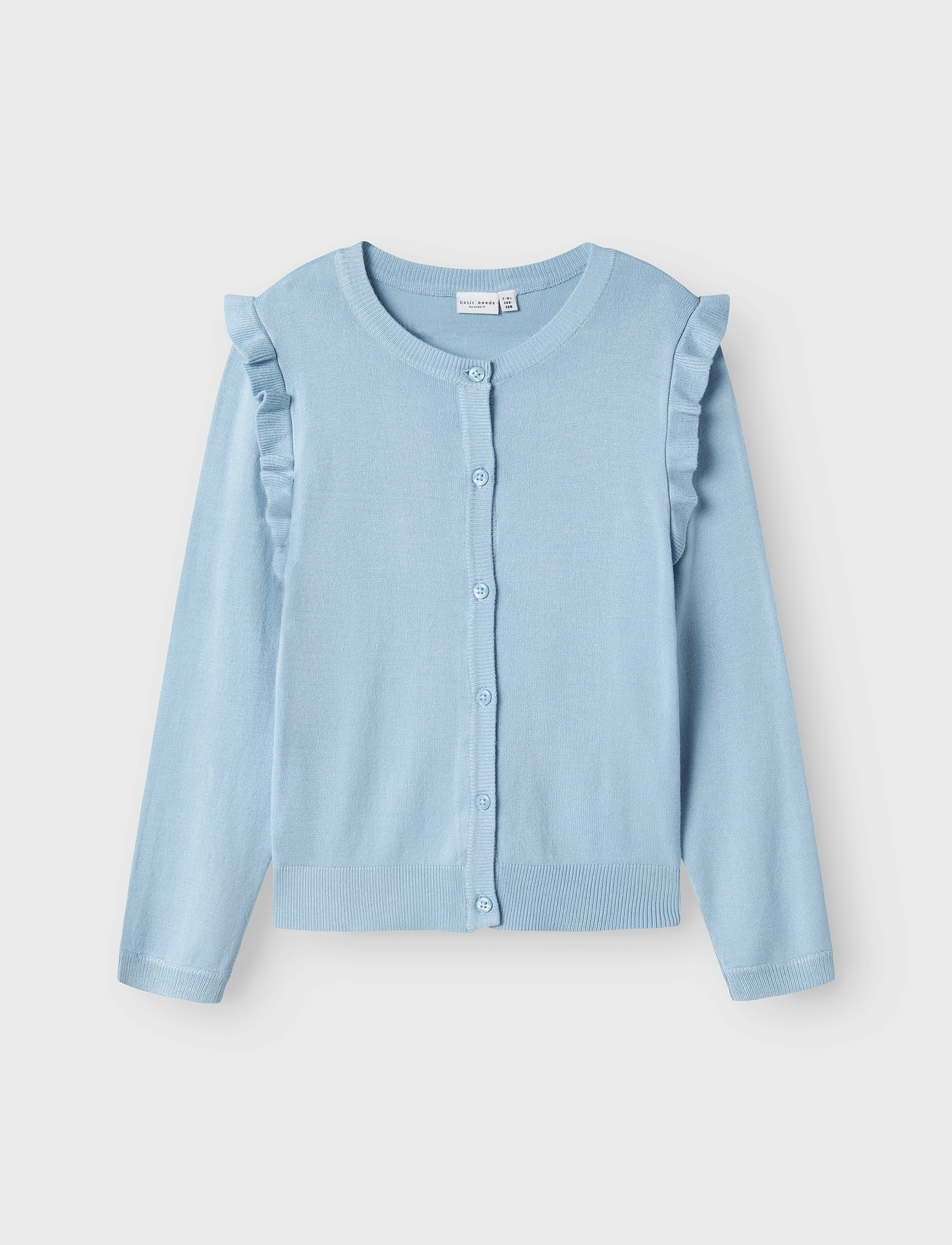 name it - NKFVININNA LS KNIT CARD - chambray blue - 2