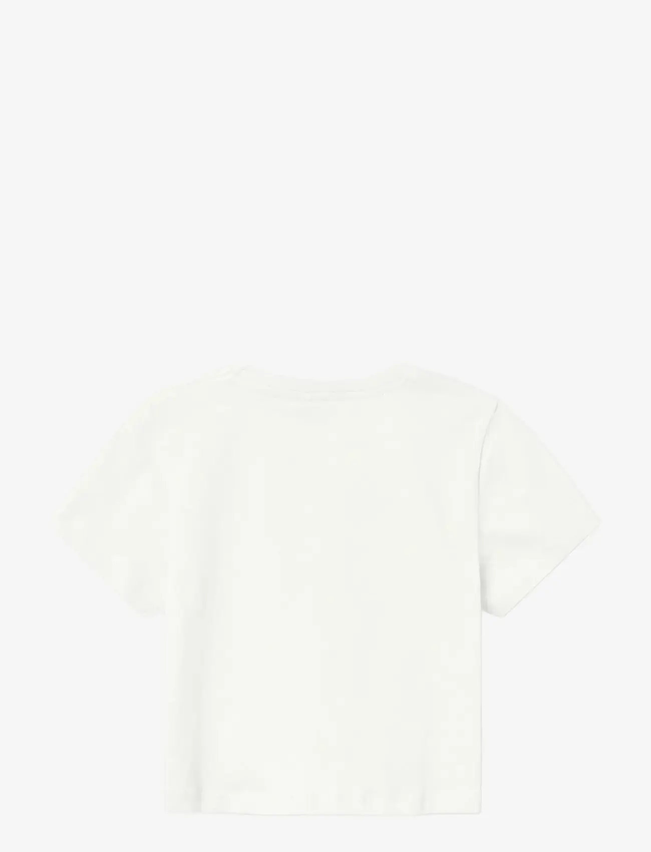 name it - NMFVAYA SS LOOSE TOP - kortærmede t-shirts - bright white - 1