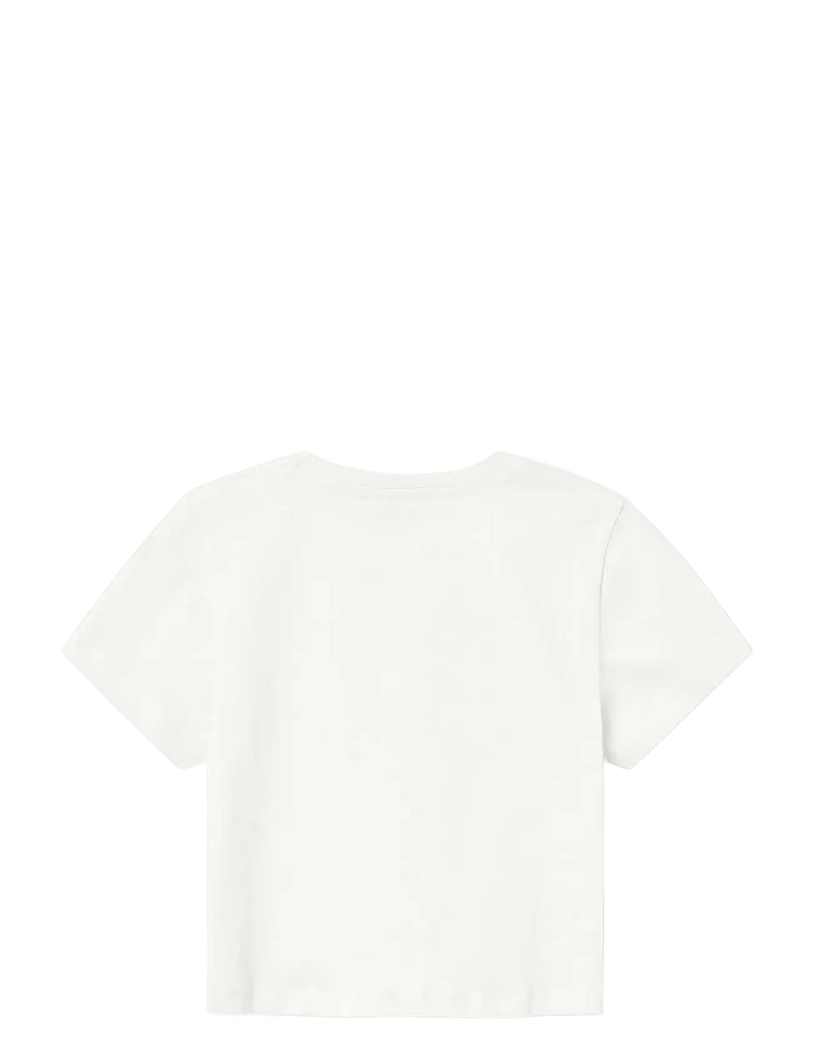 name it - NMFVAYA SS LOOSE TOP - kurzärmelige - bright white - 1