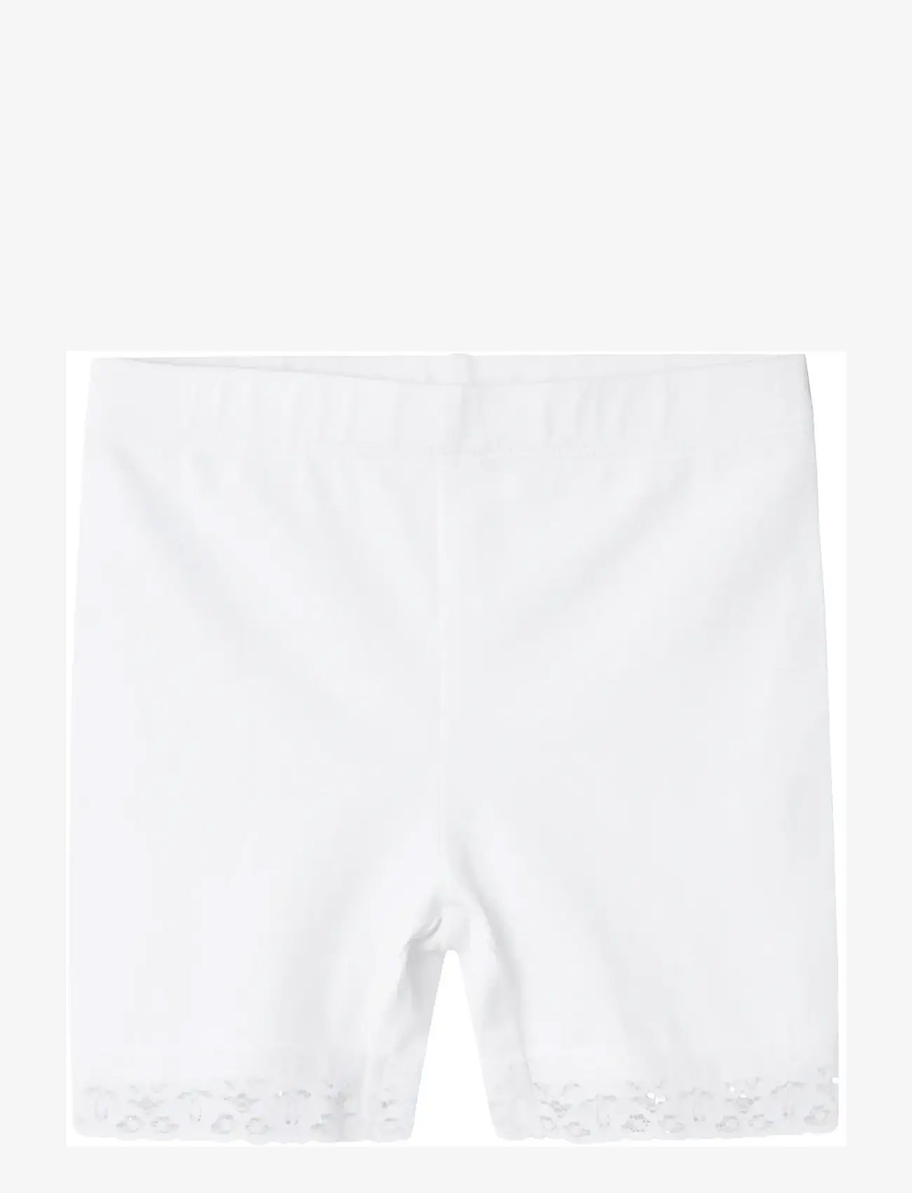 name it - NMFVISTA SHORT LEGGING - cykelshorts - bright white - 0