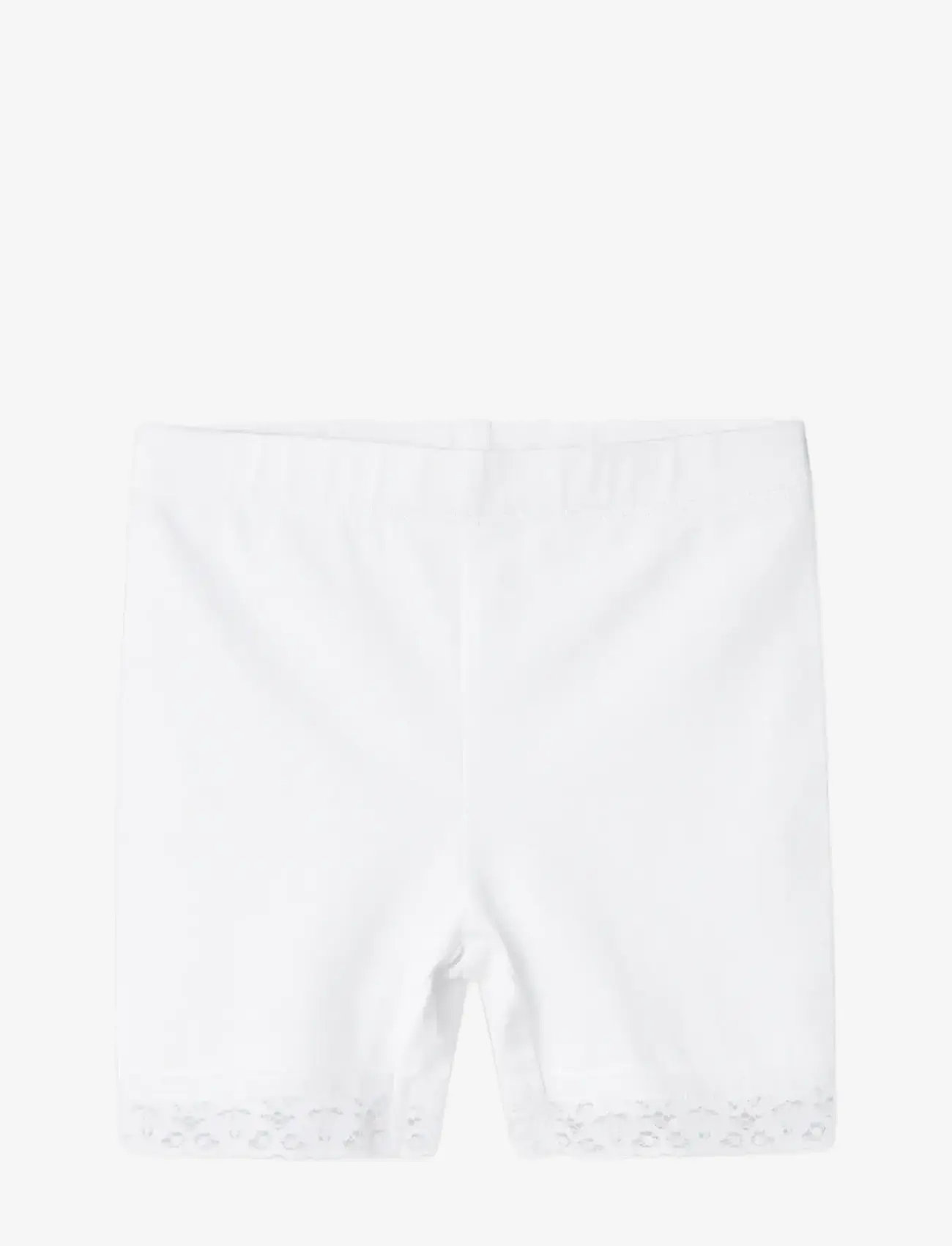 name it - NMFVISTA SHORT LEGGING - cykelshorts - bright white - 2
