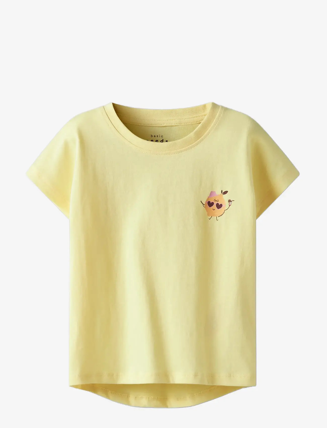 name it - NMFVARUTTI CAPSL LOOSE TOP - sügisesed riided - lemon meringue - 0