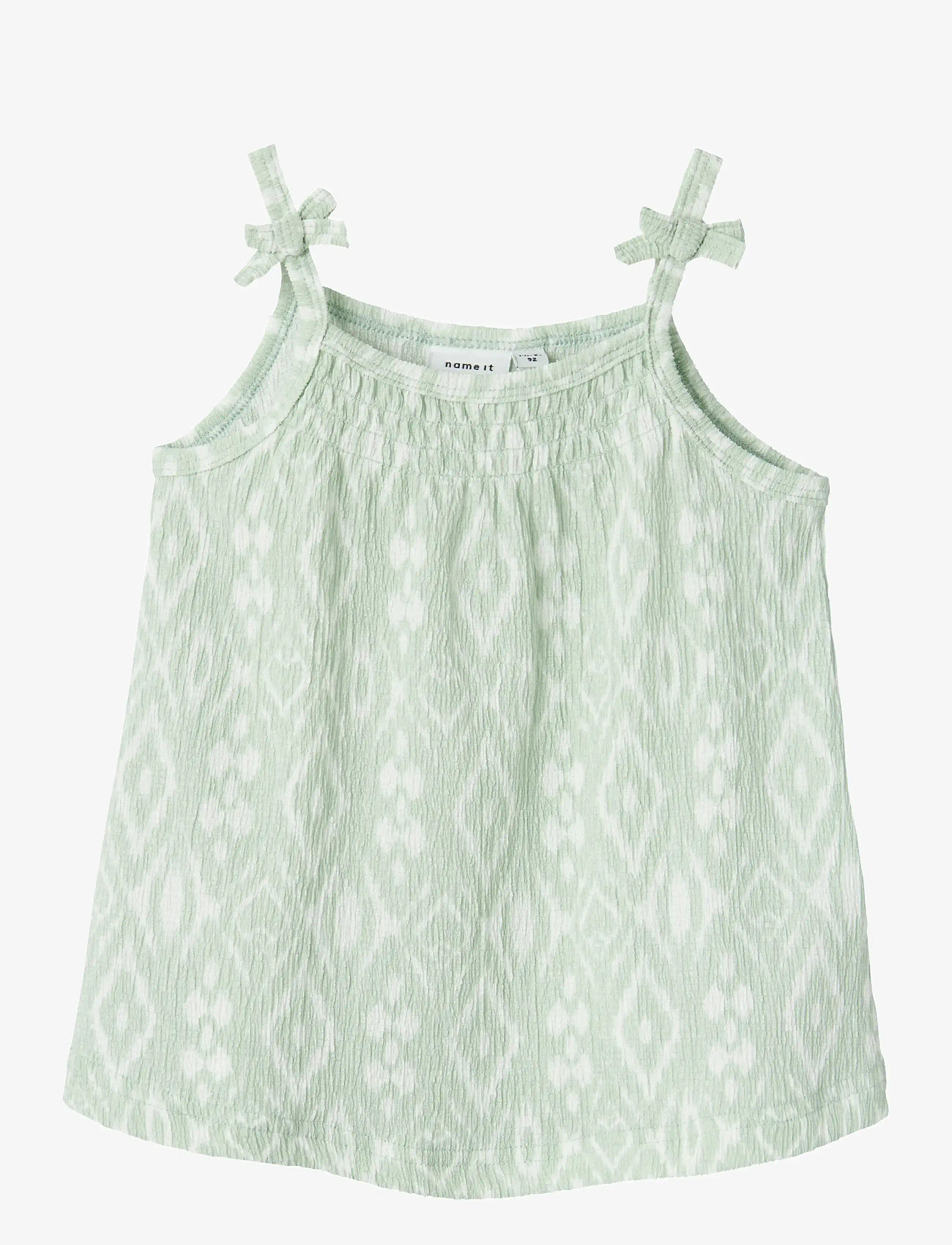 name it - NMFJILLY STRAP TOP - silt green - 0