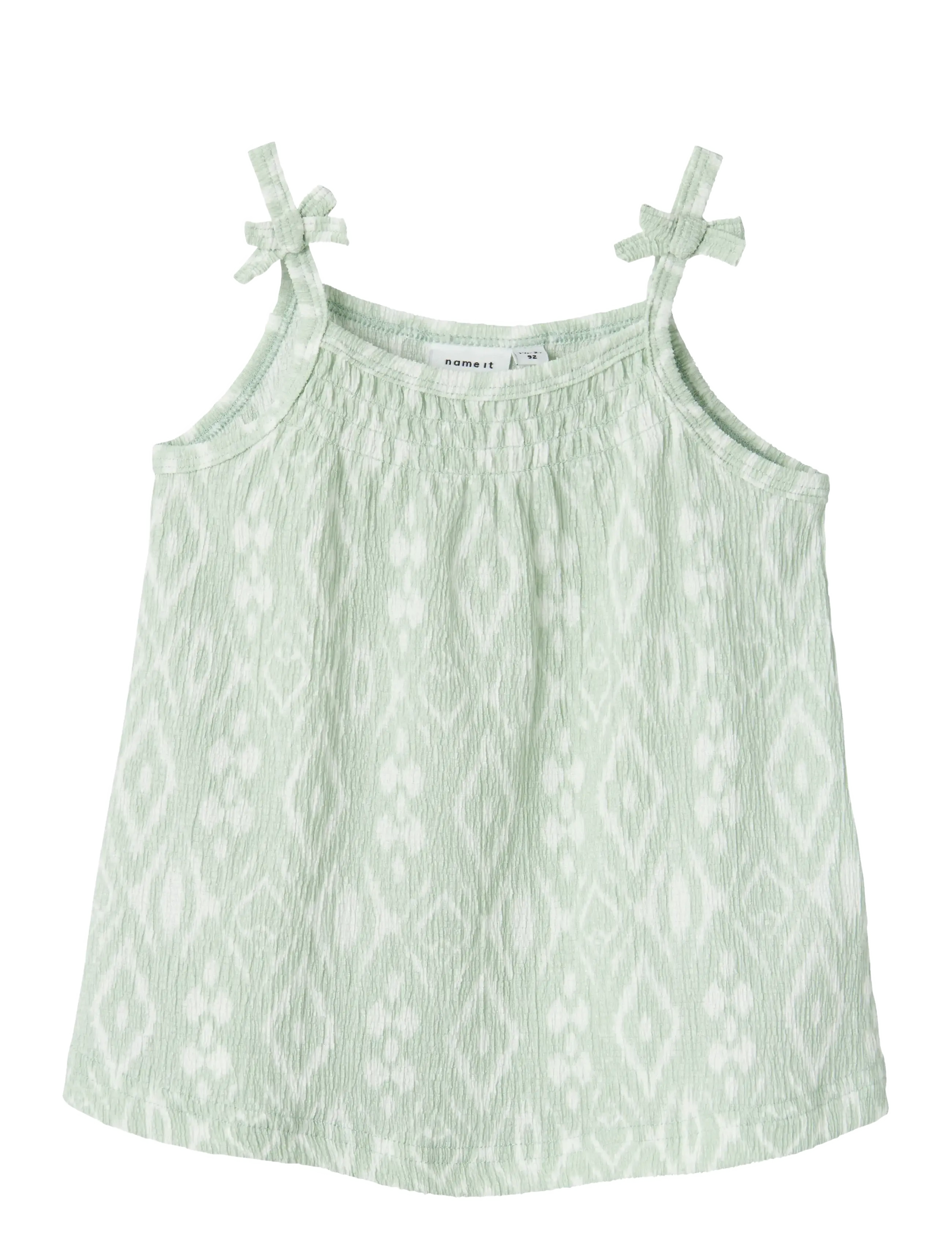 NMFJILLY STRAP TOP - SILT GREEN