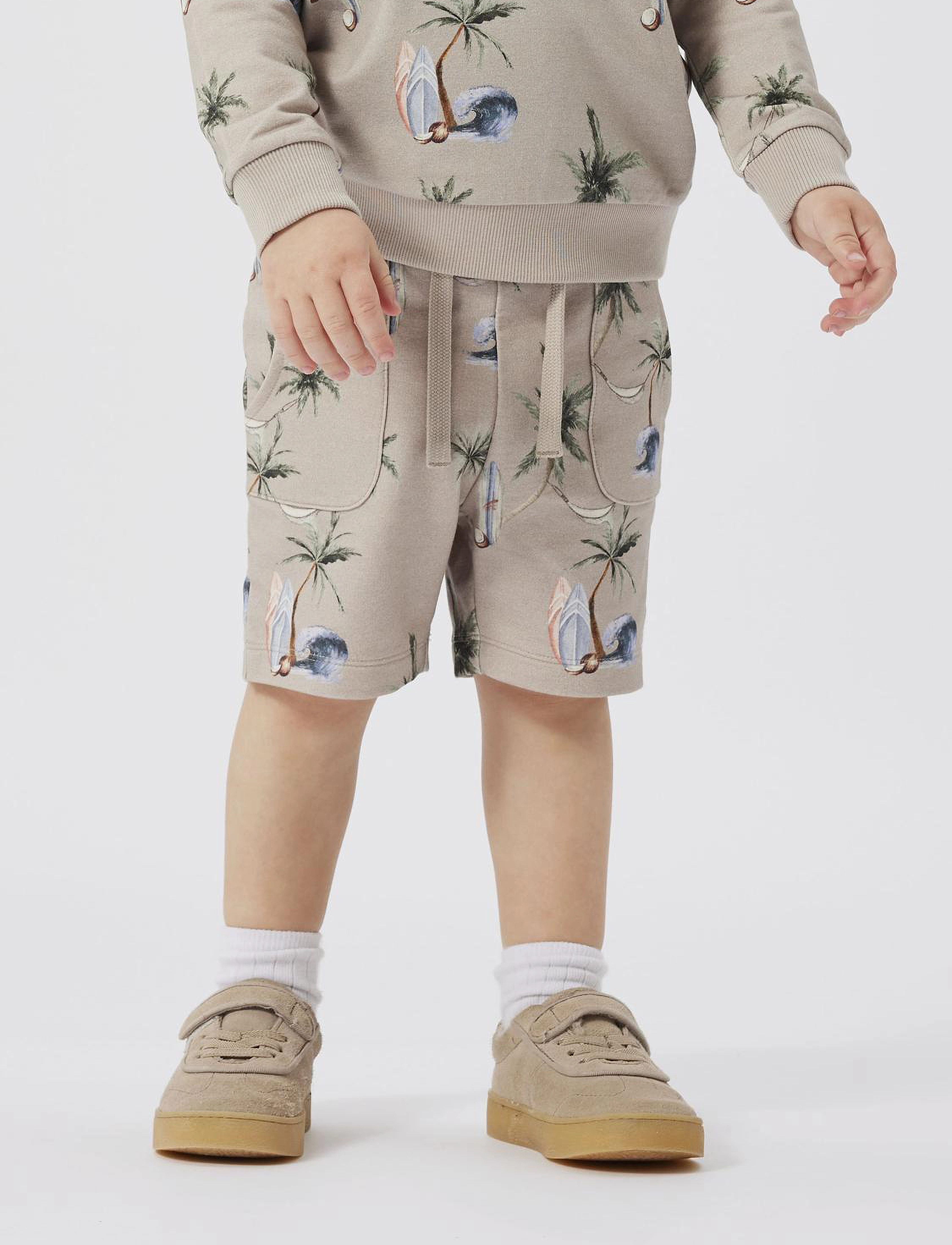 name it - NMMHERMOD SWEAT LONG SHORTS UNB - pure cashmere - 5