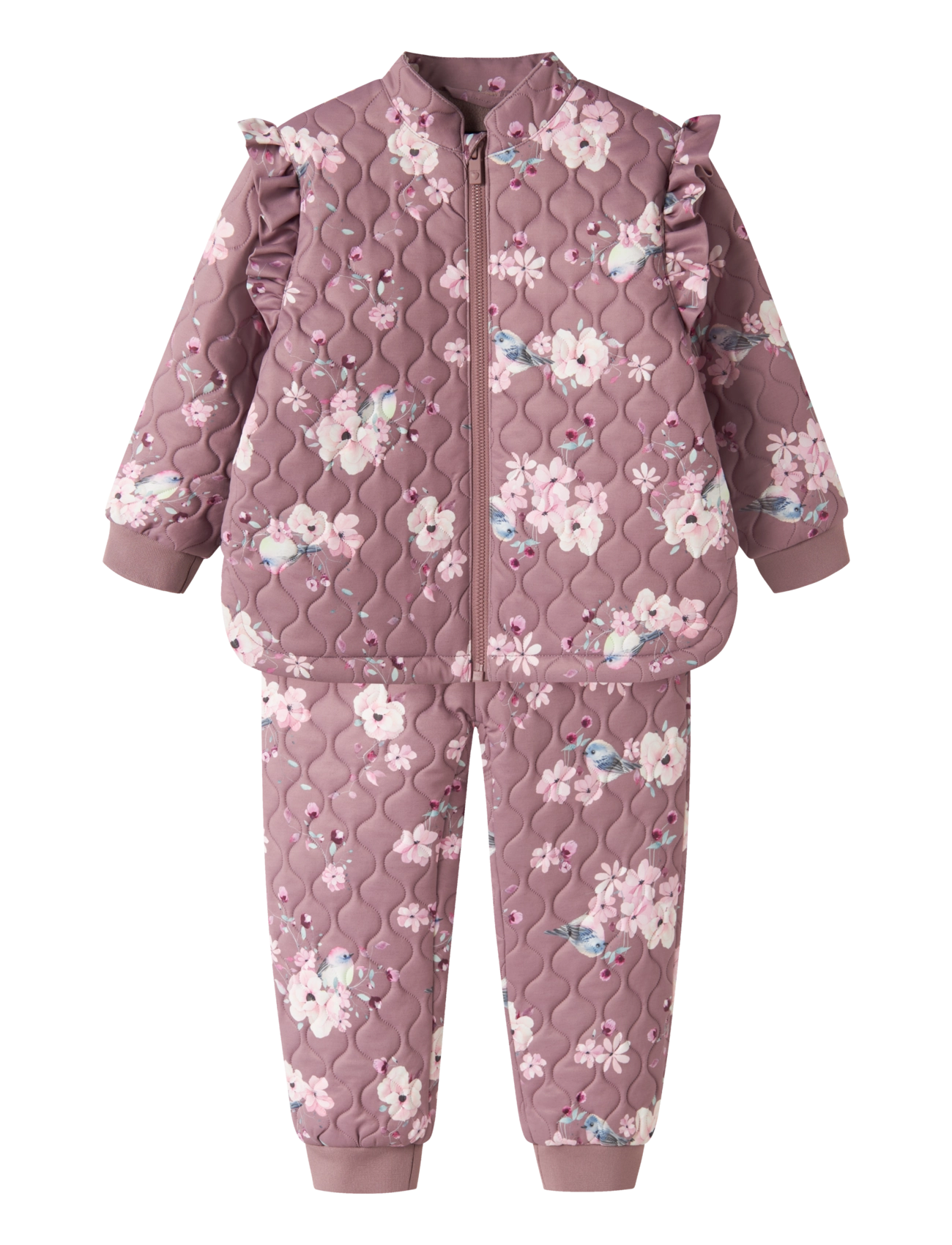 name it NMFMOON QUILT SET AOP 1FO - Jackets - WISTFUL MAUVE / purple