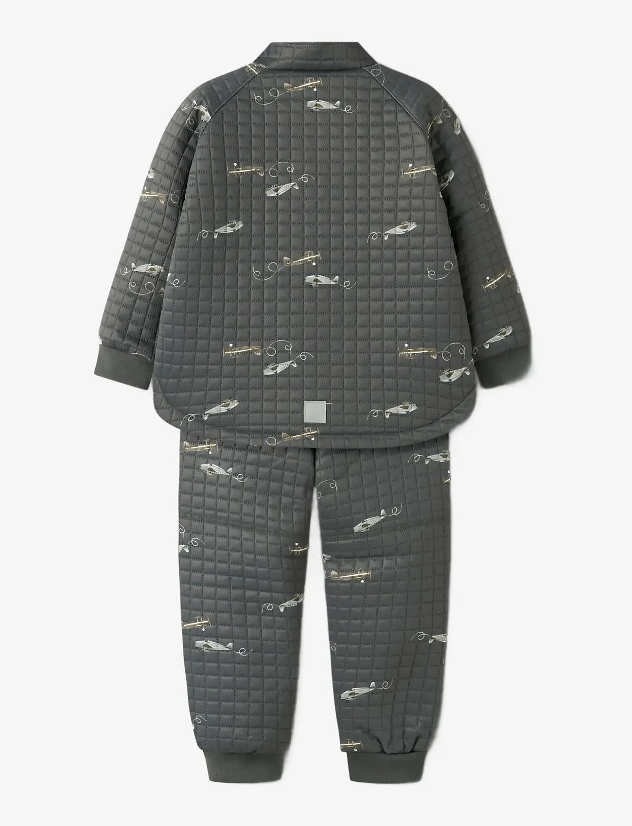 name it - NMMMOON QUILT SET AOP 1FO - thermo-sets - grey pinstripe - 1