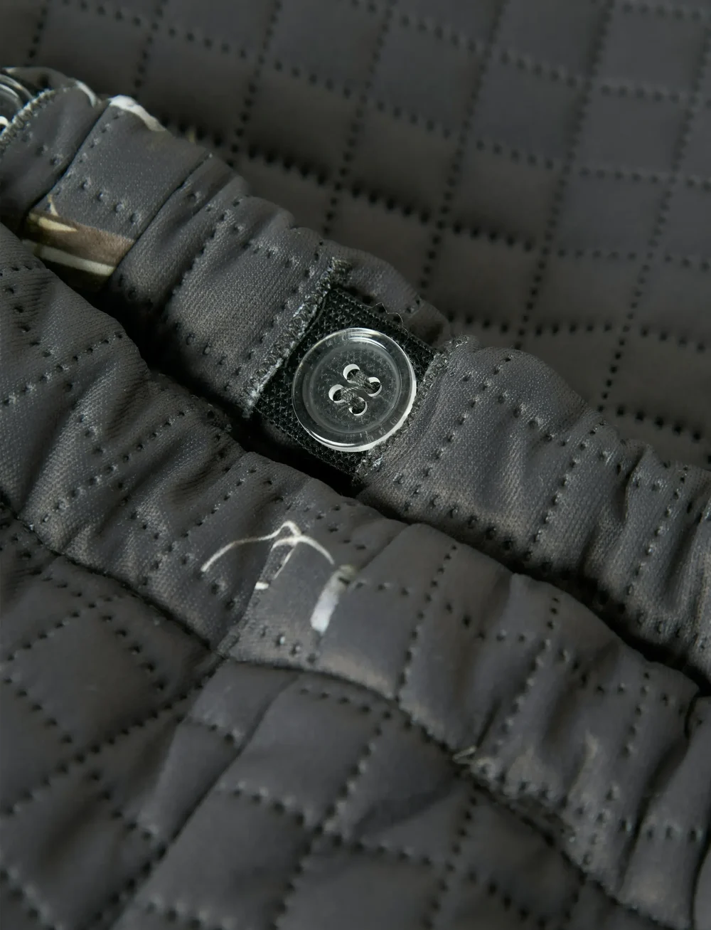 name it - NMMMOON QUILT SET AOP 1FO - termo komplekti - grey pinstripe - 3