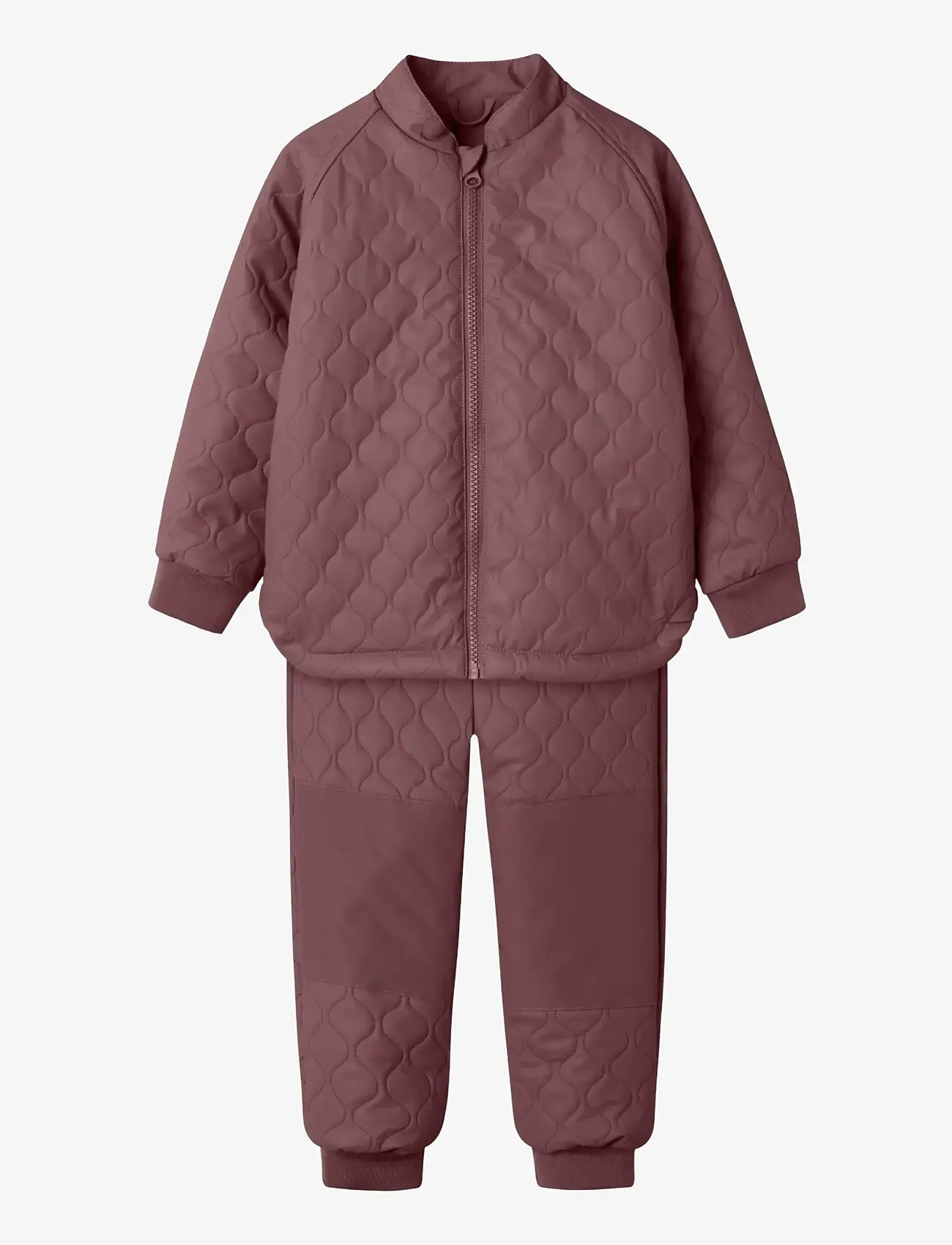 name it - NMFMUD RUB QUILT SET SOLID FO - overtøj - rose brown - 0