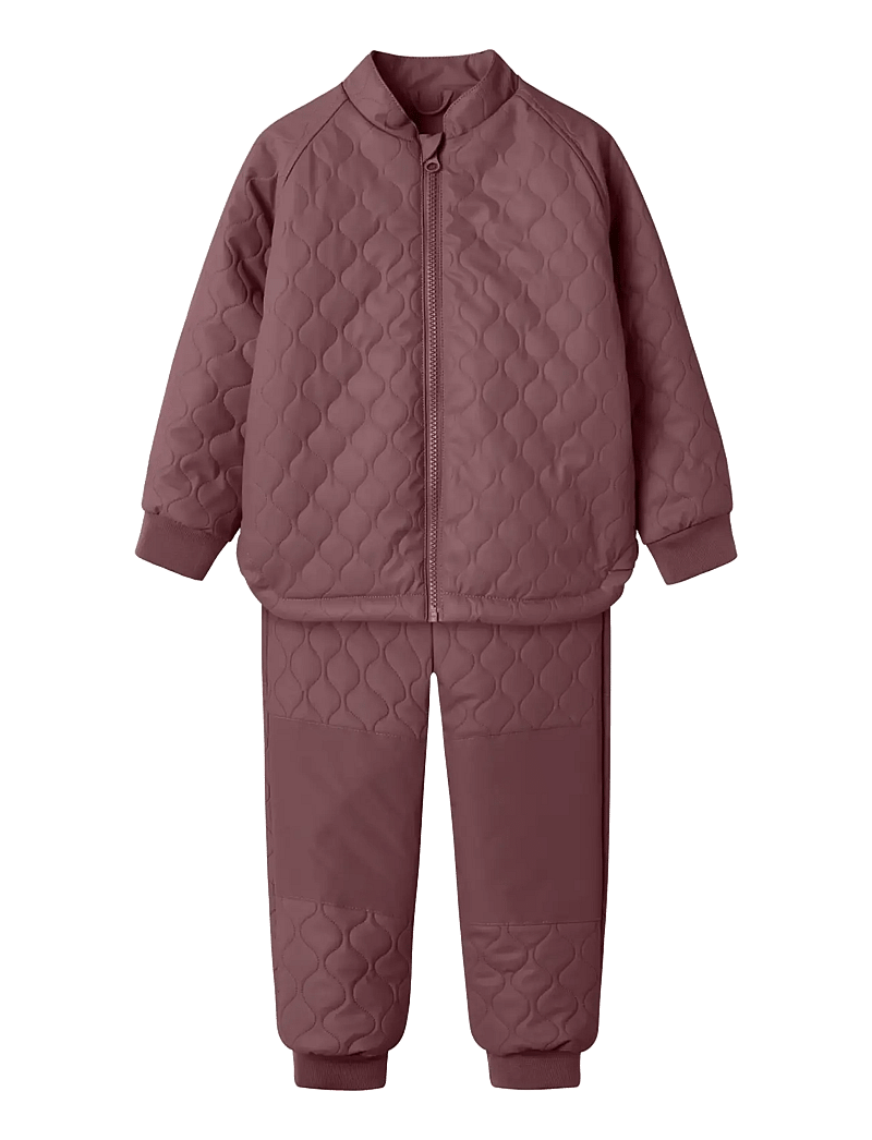 name it - NMFMUD RUB QUILT SET SOLID FO - thermo-sets - rose brown - 0