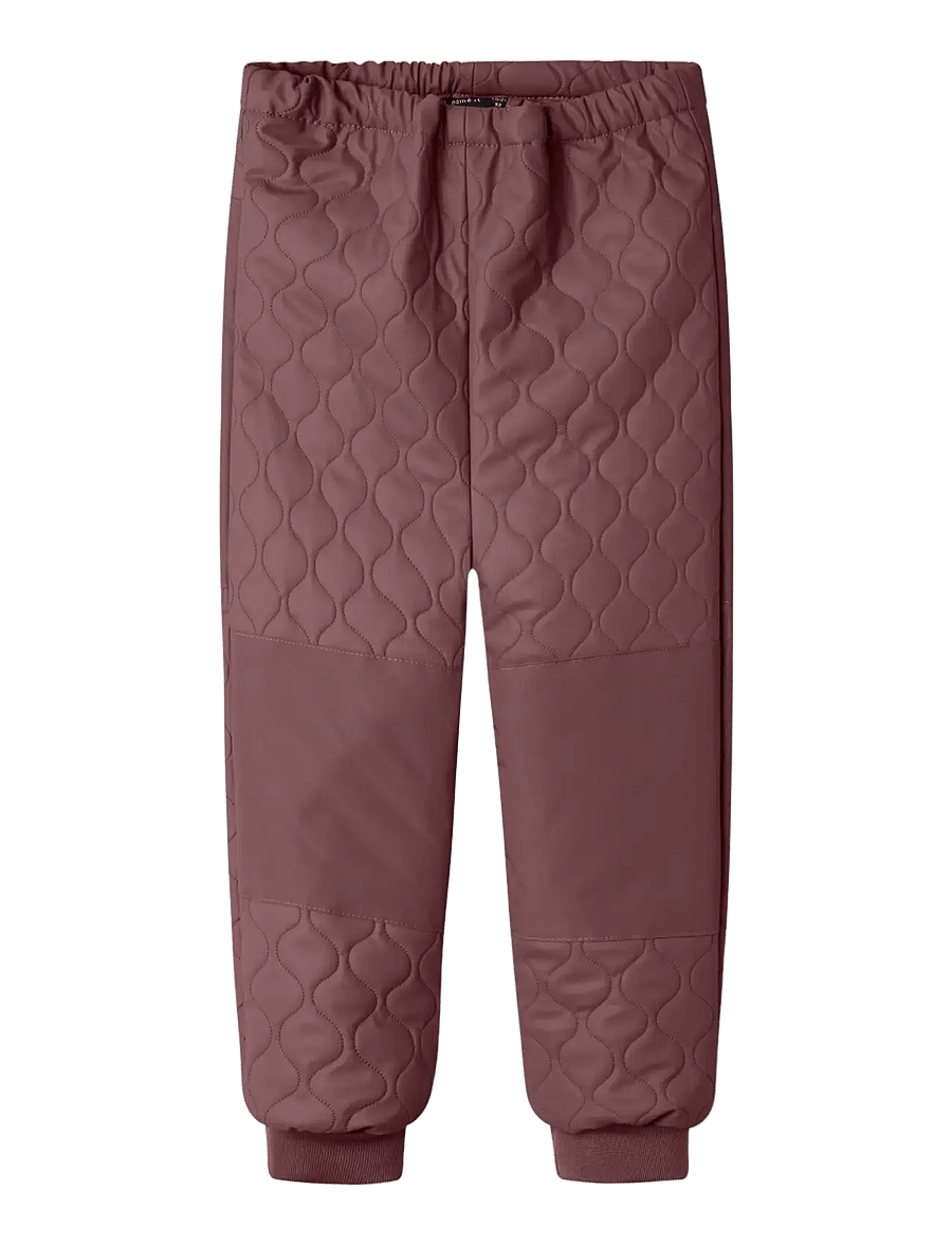 name it - NMFMUD RUB QUILT SET SOLID FO - zestawy termoizolacyjne - rose brown - 2