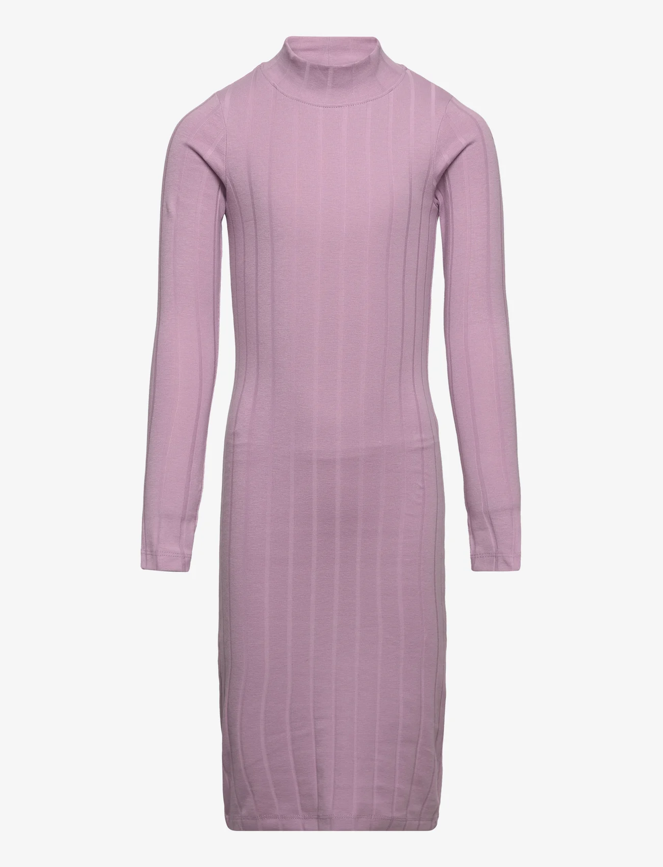 name it - NKFRIMAMIA LS SLIM DRESS - pikkade varrukatega vabaaja kleidid - lavender mist - 0