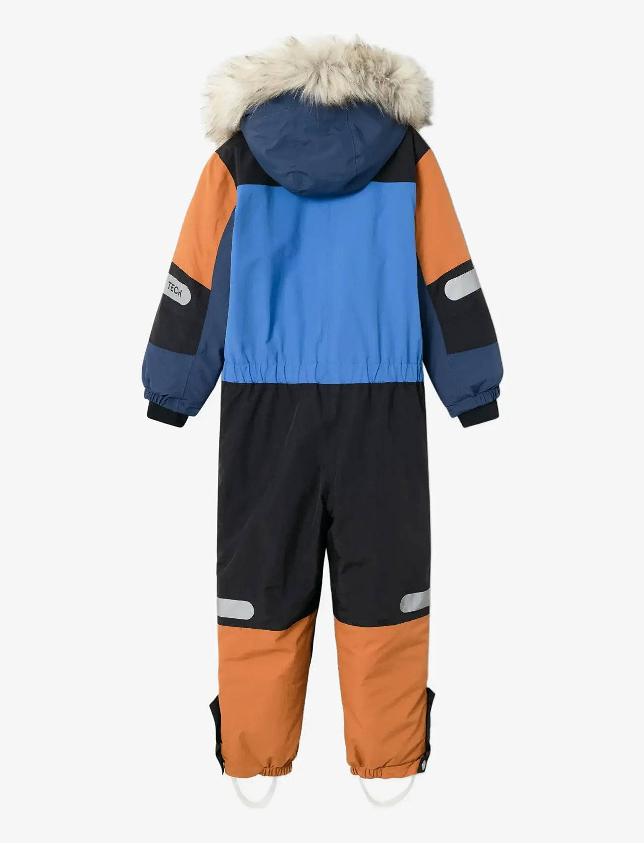 name it - NMNSTORM12 SKI SUIT BLOCK FO - shop efter alder - leather brown - 1