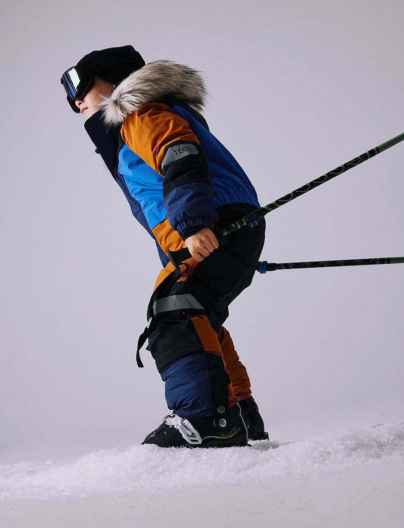 name it - NMNSTORM12 SKI SUIT BLOCK FO - shop efter alder - leather brown - 5