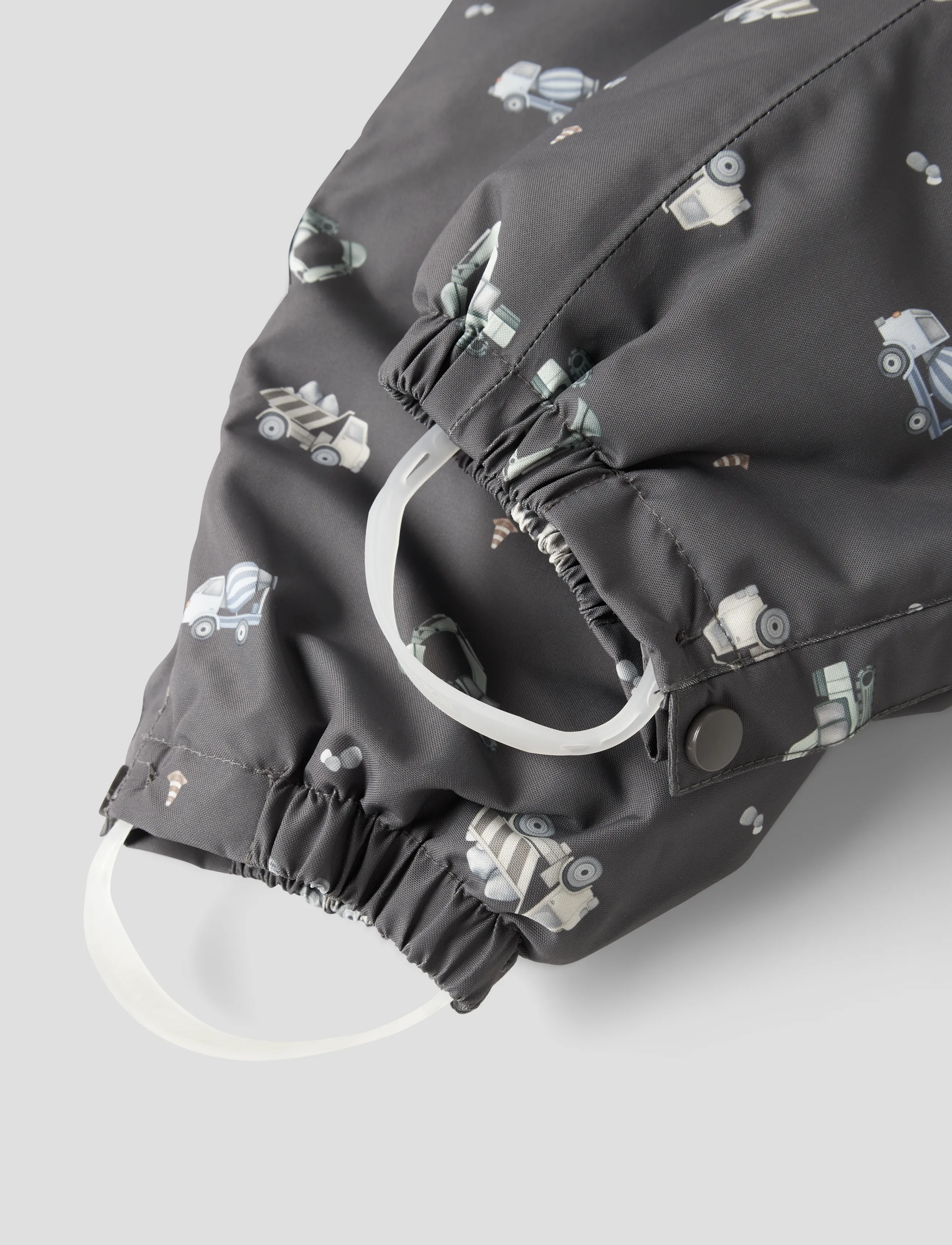 name it - NMMSNOW10 SUIT AOP FO NOOS - vinteroveraller - blackened pearl - 5