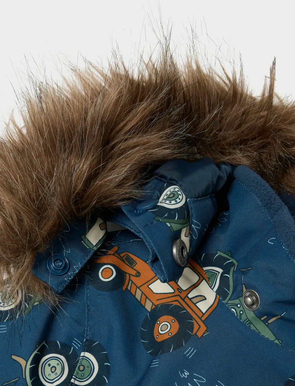 name it - NMMSNOW10 SUIT AOP FO NOOS - schneeanzug - dark denim - 3