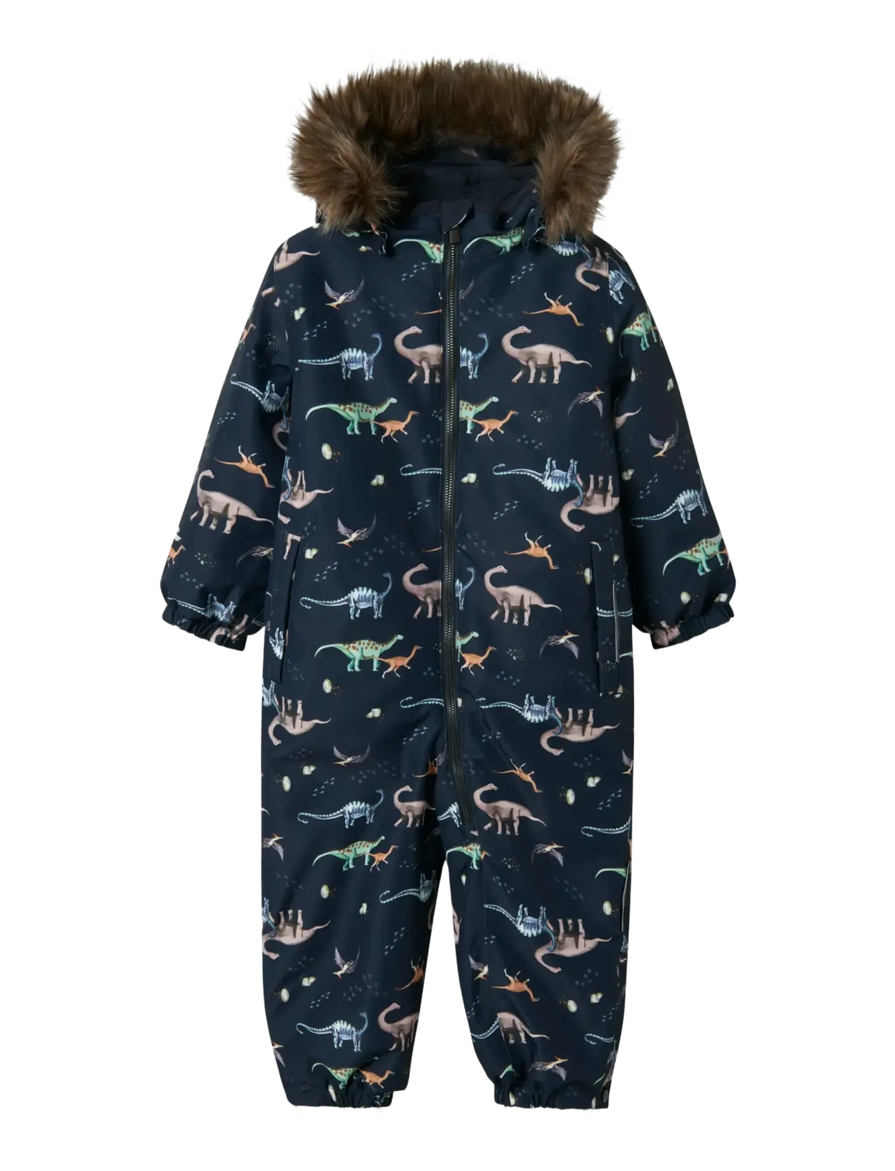 name it NMMSNOW10 SUIT AOP FO NOOS - Vinteroverall - DARK SAPPHIRE / navy