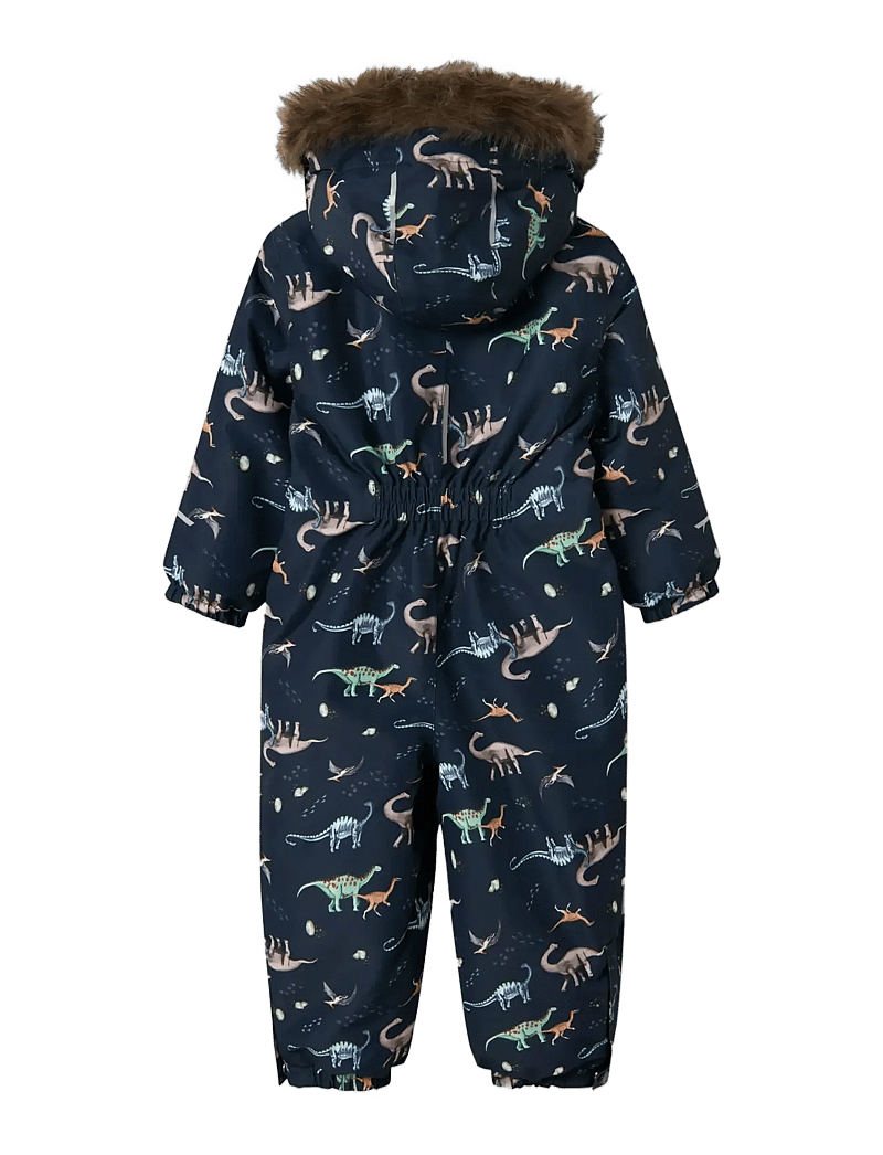 name it - NMMSNOW10 SUIT AOP FO NOOS - schneeanzug - dark sapphire - 2