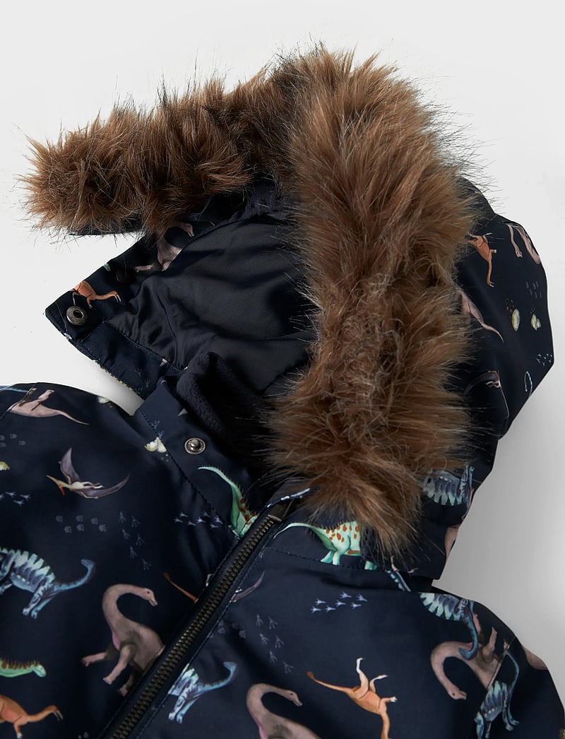 name it - NMMSNOW10 SUIT AOP FO NOOS - snjógallar - dark sapphire - 4