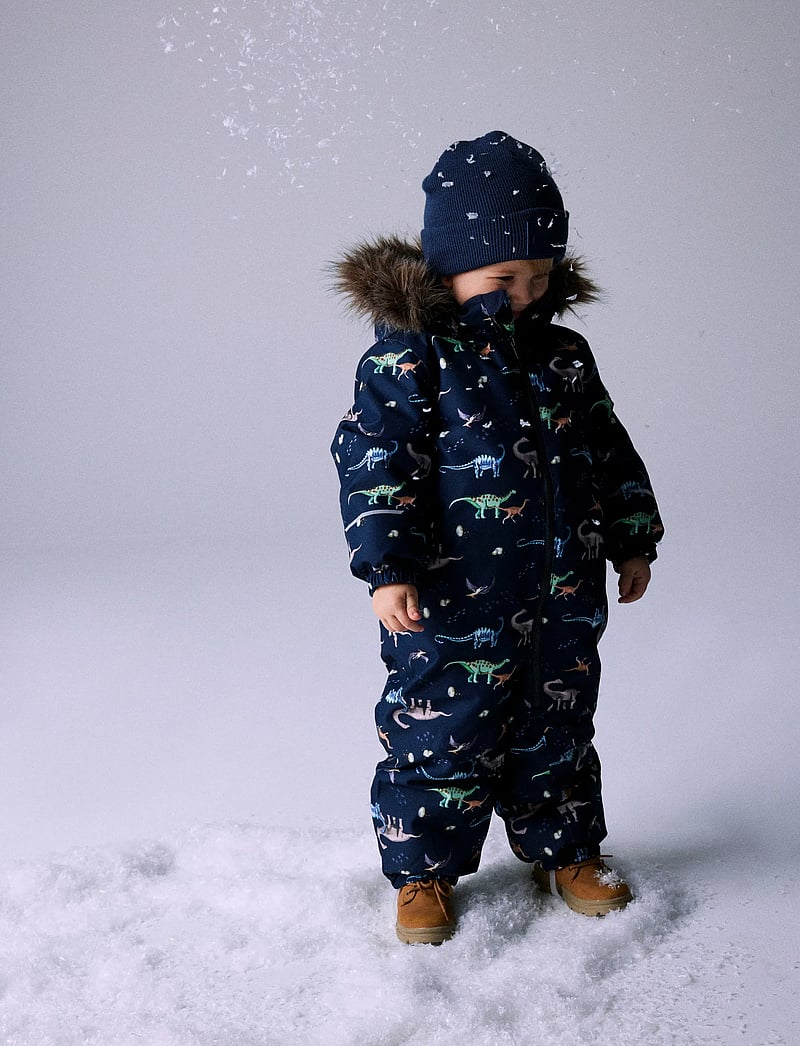 name it - NMMSNOW10 SUIT AOP FO NOOS - schneeanzug - dark sapphire - 3