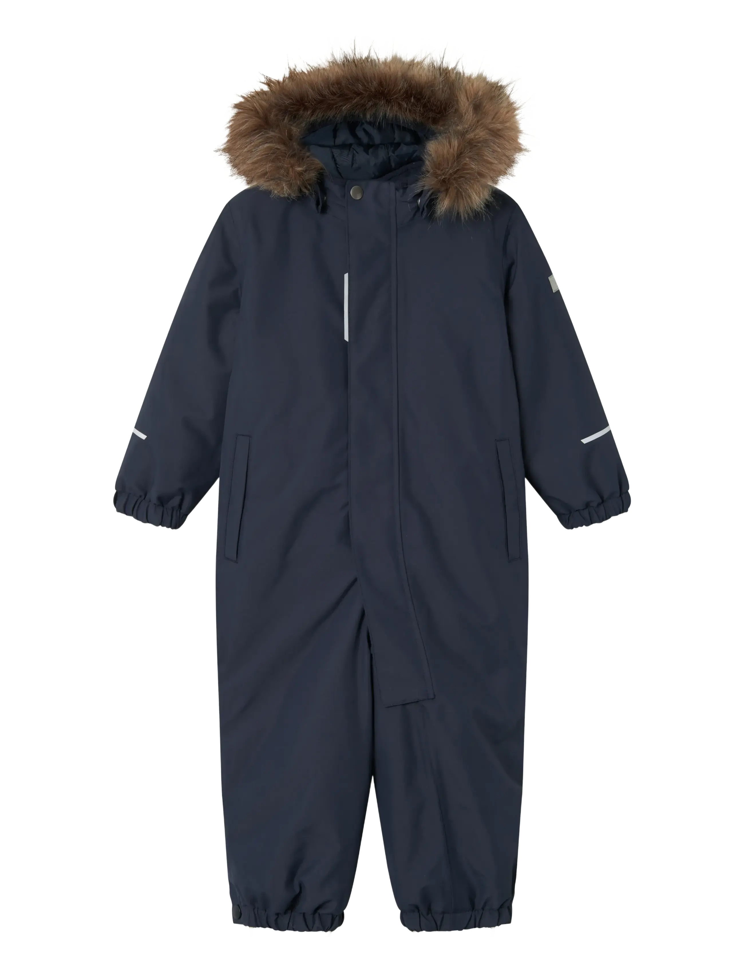 name it NMNSNOW10 SUIT SOLID FO NOOS - Schneeanzug - DARK SAPPHIRE / navy