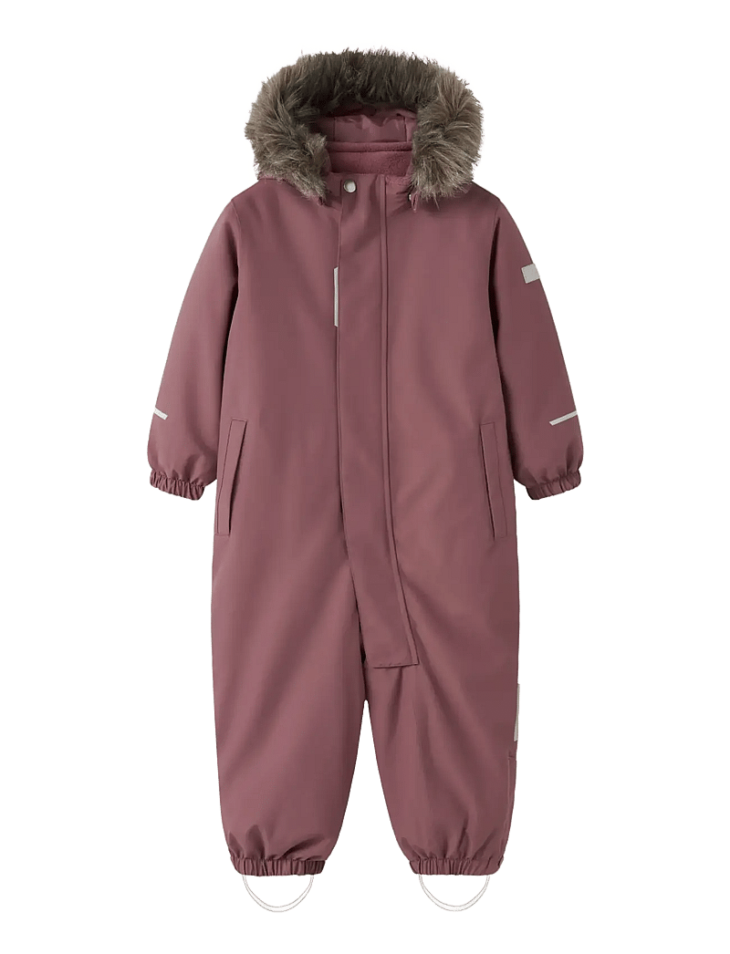 name it - NMNSNOW10 SUIT SOLID FO NOOS - vinteroveraller - rose brown - 0