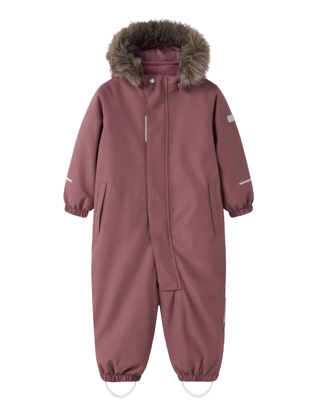 name it NMNSNOW10 SUIT SOLID FO NOOS - Vinteroverall - ROSE BROWN / pink/rose