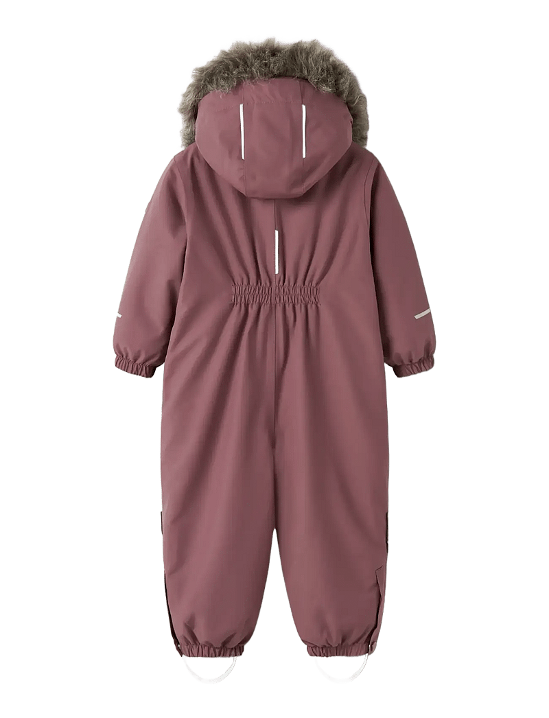 name it - NMNSNOW10 SUIT SOLID FO NOOS - vinteroveraller - rose brown - 1