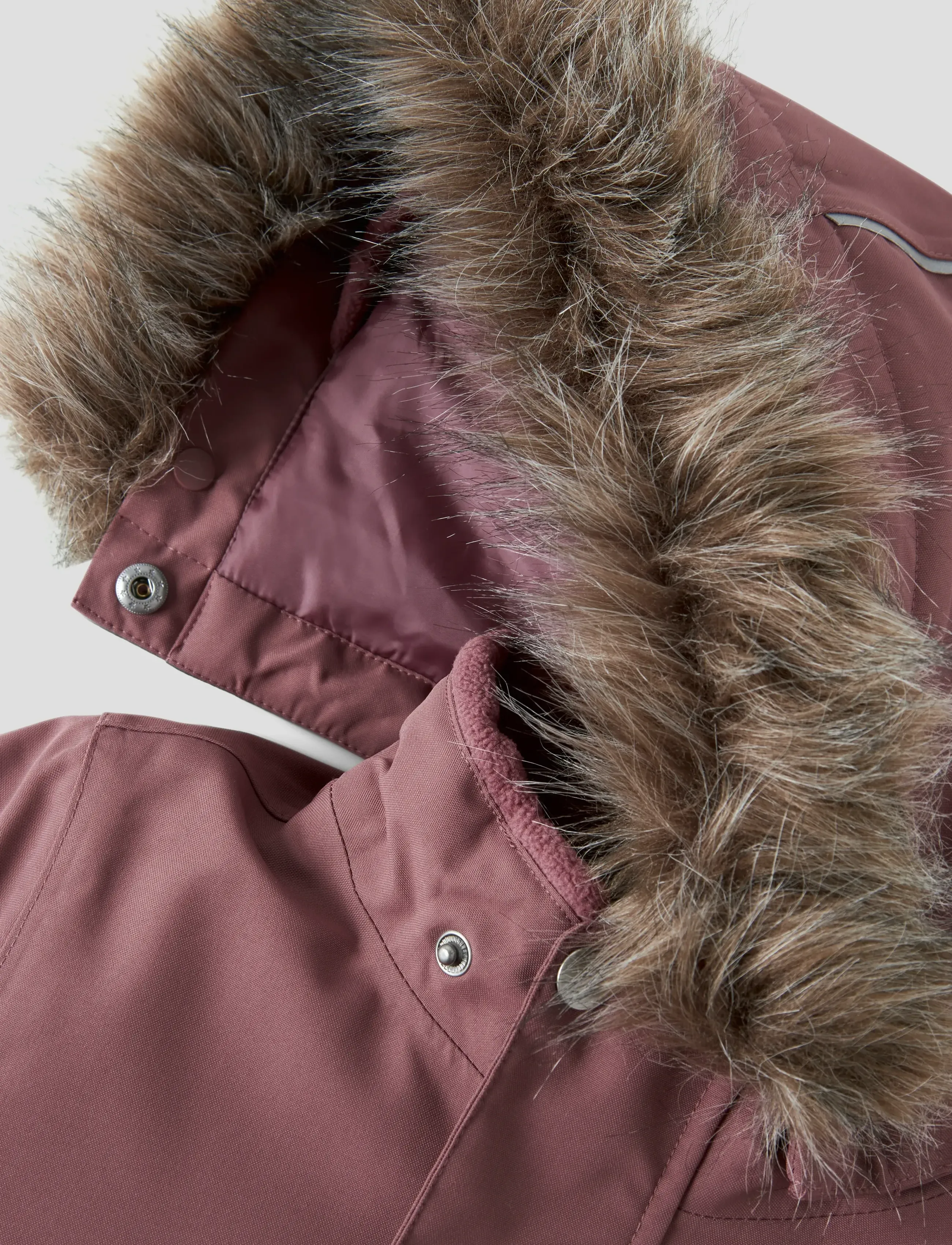 name it - NMNSNOW10 SUIT SOLID FO NOOS - overaller - rose brown - 2