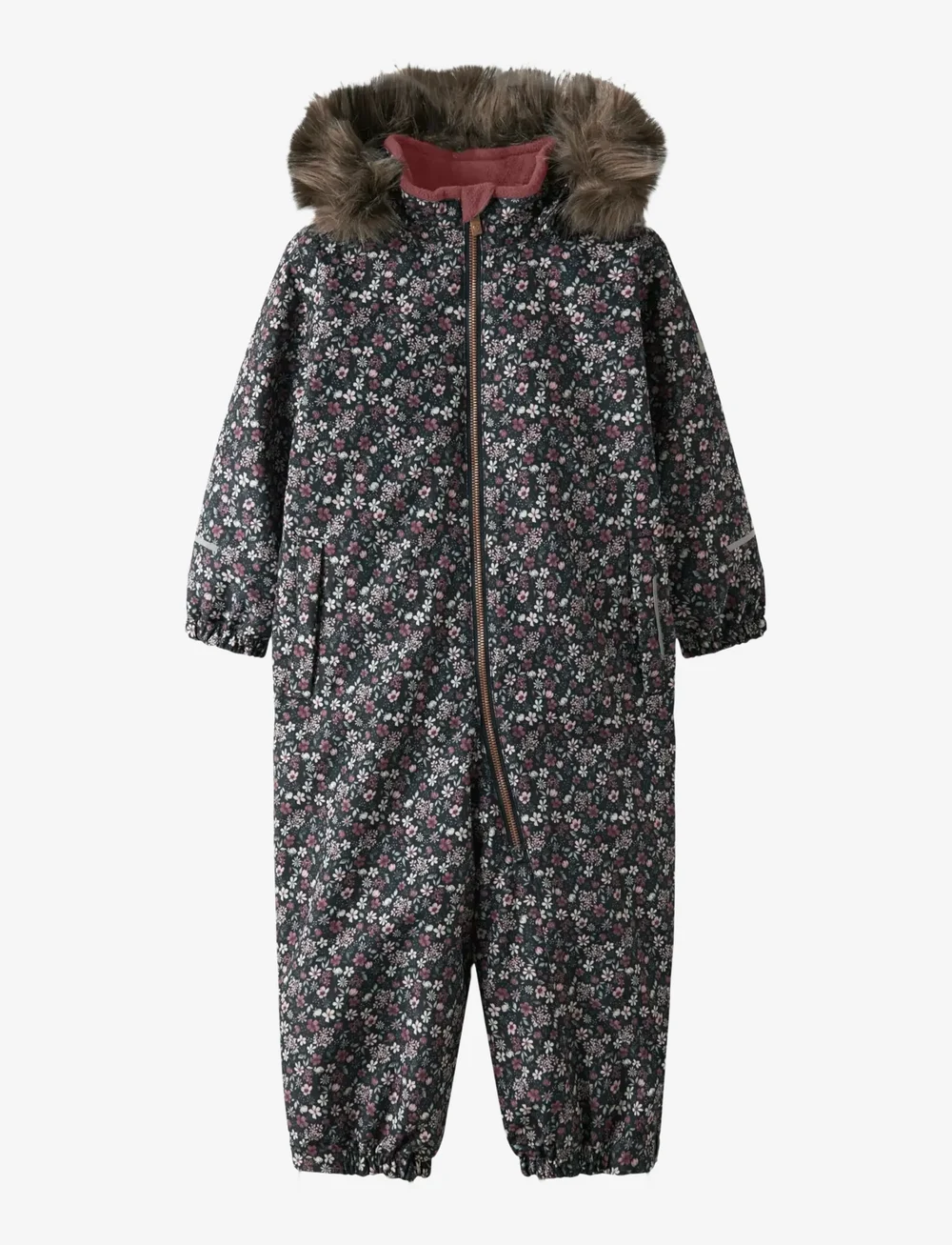 name it - NMFSNOW10 SUIT AOP FO NOOS - vinteroveraller - dark sapphire - 0