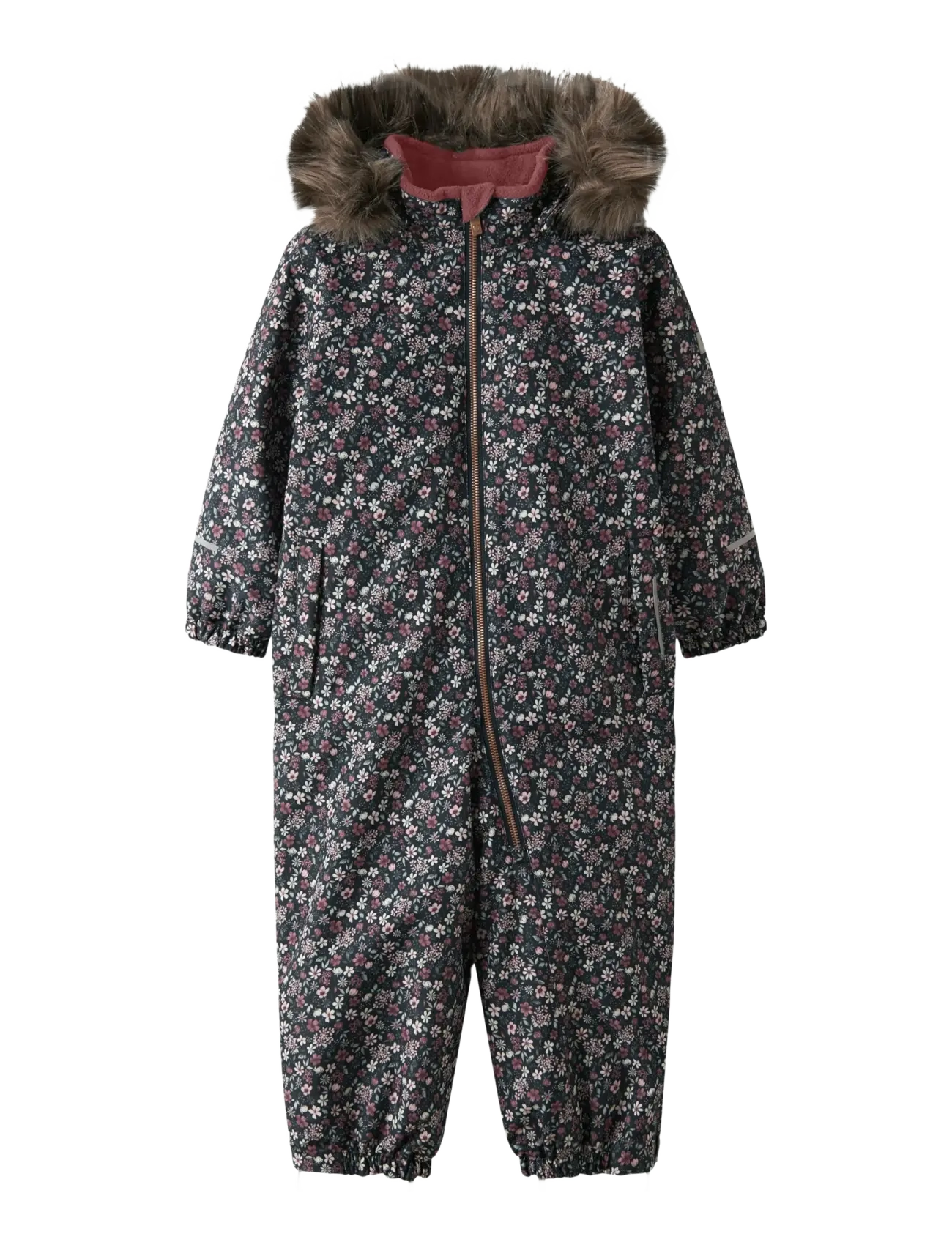name it NMFSNOW10 SUIT AOP FO NOOS - Vinteroverall - DARK SAPPHIRE / navy