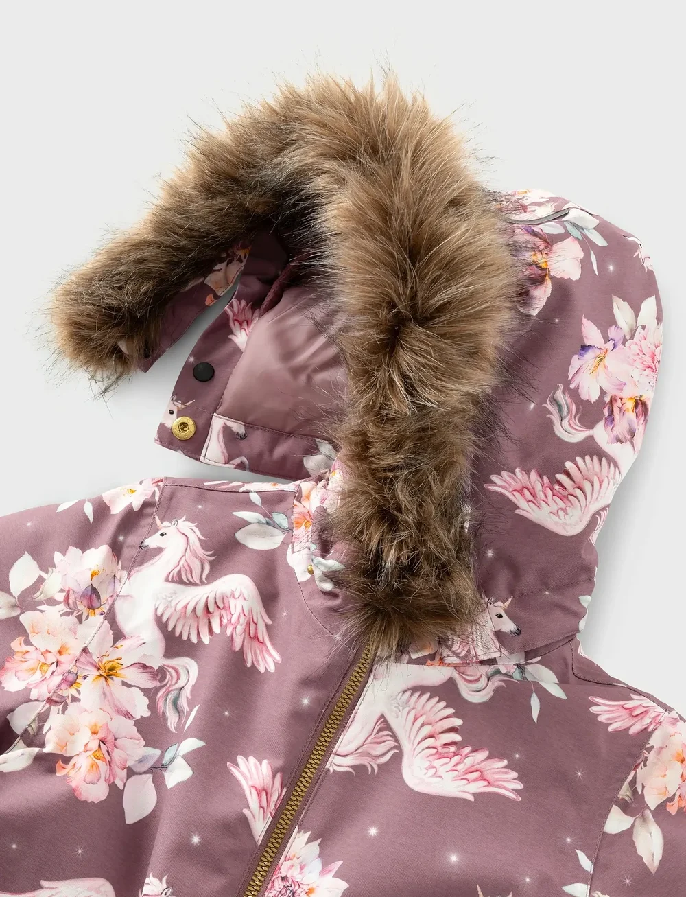 name it - NMFSNOW10 SUIT AOP FO NOOS - vinteroveraller - grape shake - 2