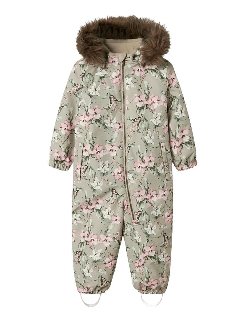 name it - NMFSNOW10 SUIT AOP FO NOOS - schneeanzug - pure cashmere - 0