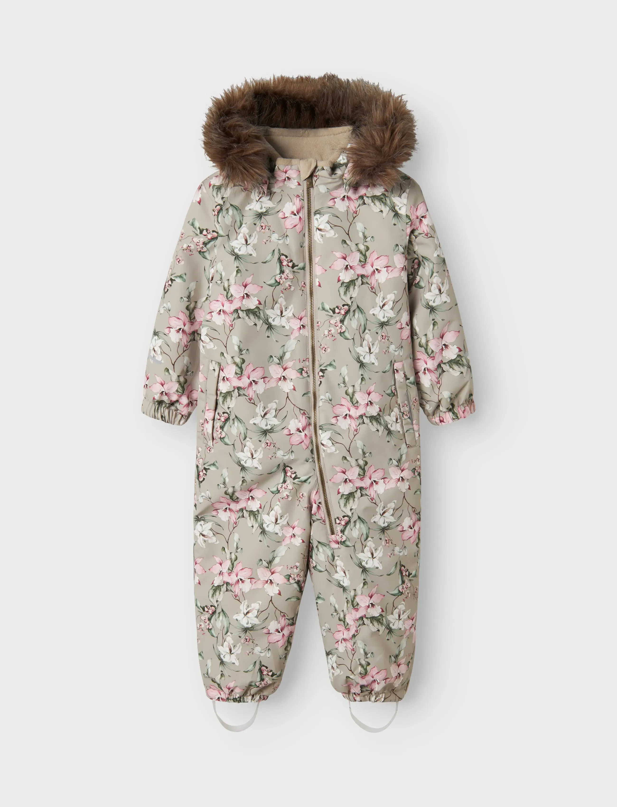 name it Nmfsnow10 Suit Aop Fo Noos, 86, Green, Overalls > Overalls Og Sæt Til Sne-Ski, Børn
