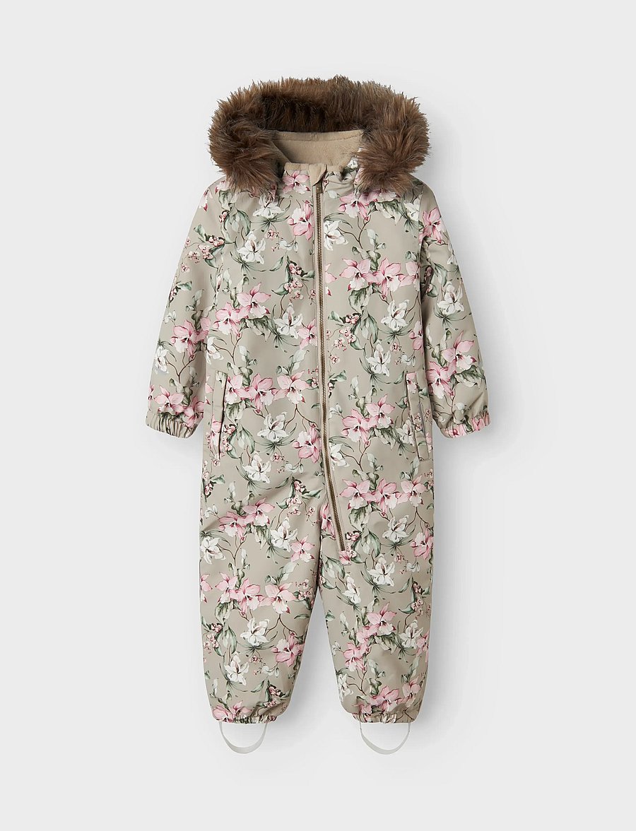 name it - NMFSNOW10 SUIT AOP FO NOOS - schneeanzug - pure cashmere - 0