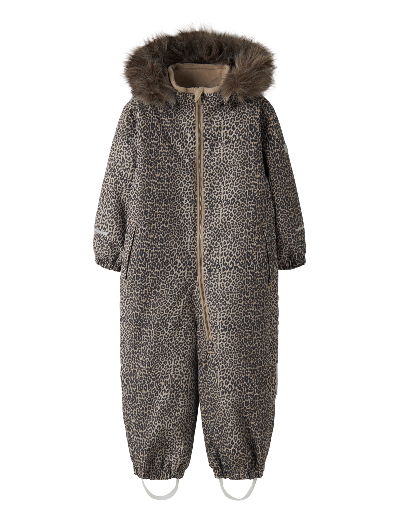 name it NMFSNOW10 SUIT AOP FO NOOS - Visa allt - SILVER MINK / beige
