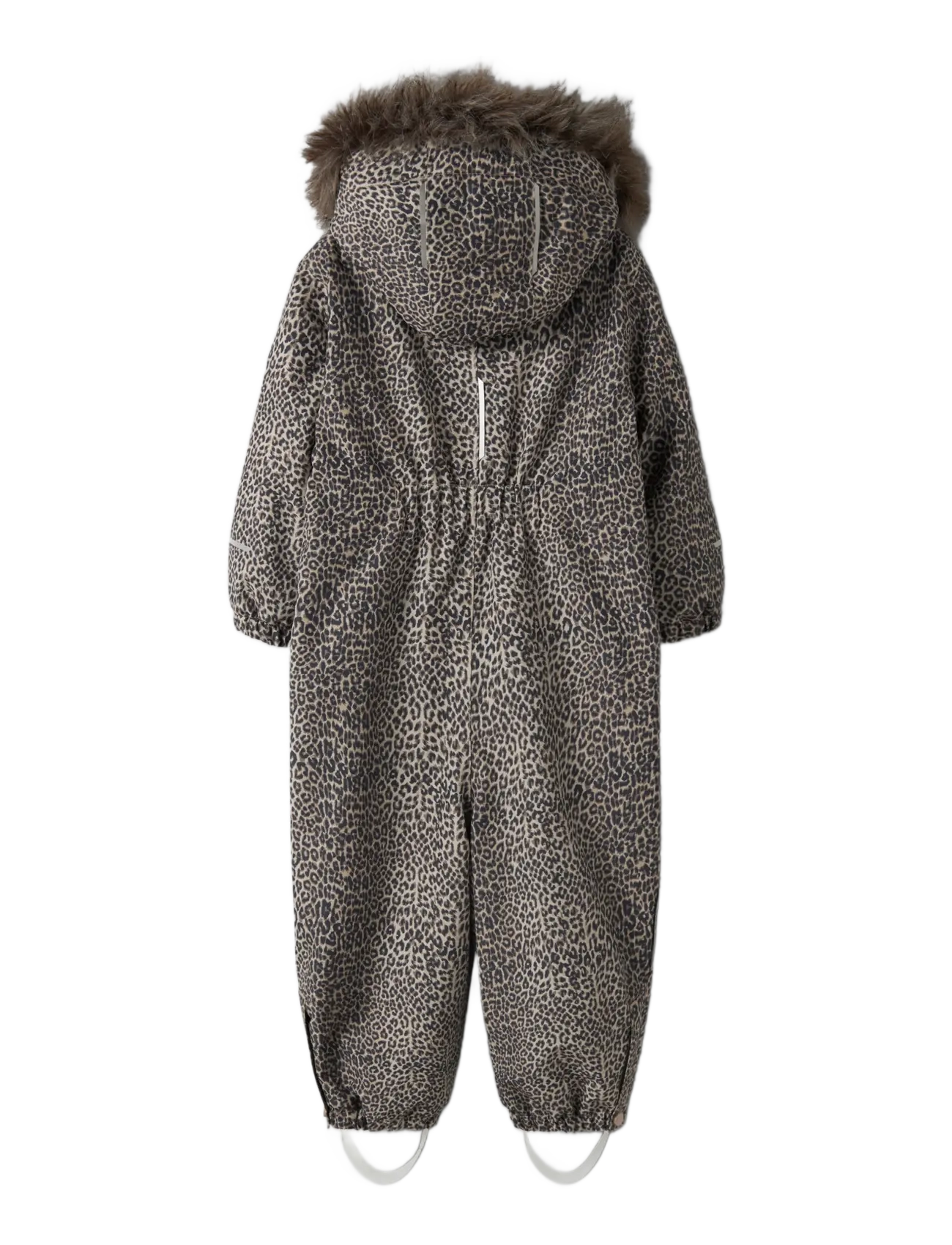 name it - NMFSNOW10 SUIT AOP FO NOOS - vinteroveraller - silver mink - 1