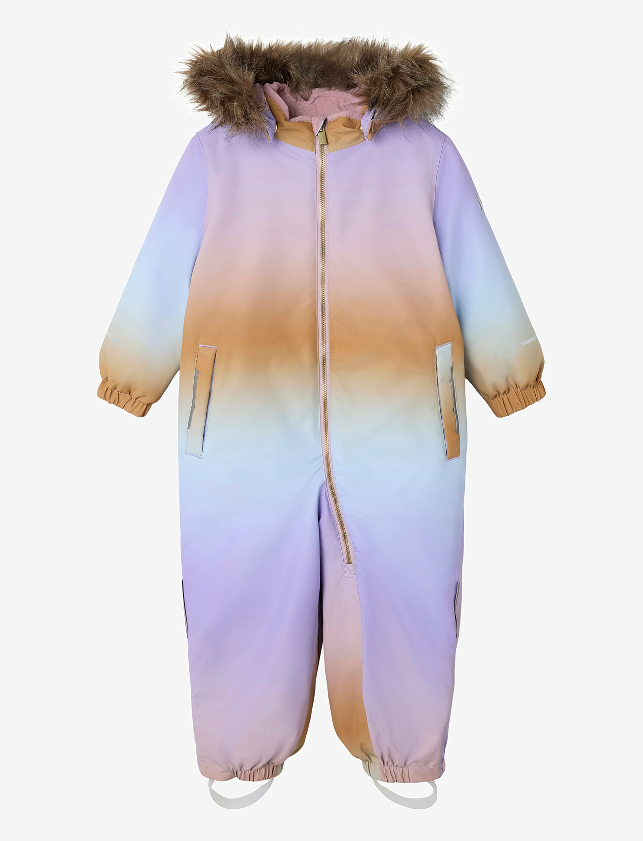 name it - NMFSNOW10 SUIT AOP FO NOOS - talvekombinesoon - subdued blue - 0