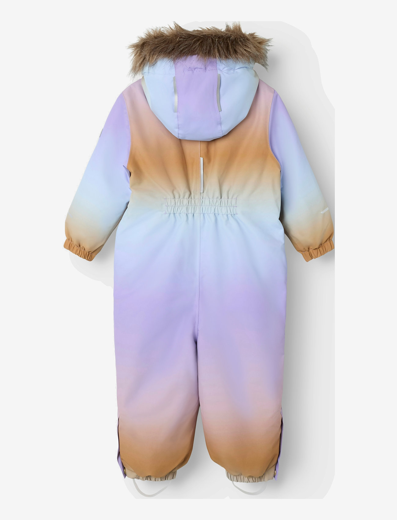 name it - NMFSNOW10 SUIT AOP FO NOOS - talvekombinesoon - subdued blue - 1